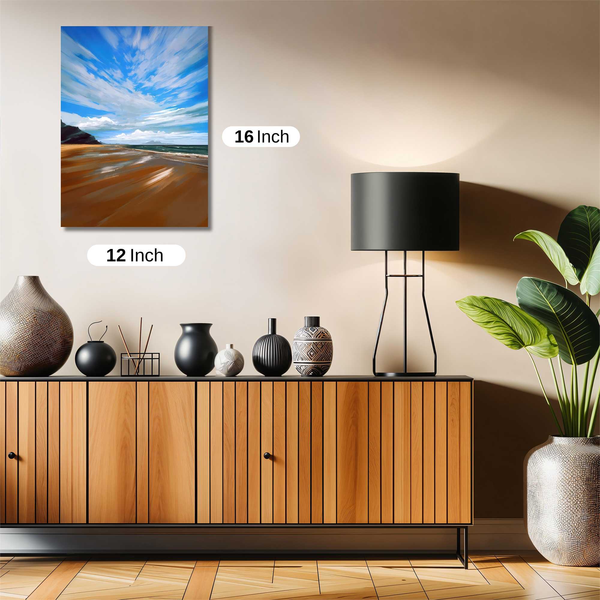 Beach Serenity Safe Wall Magnetic / M