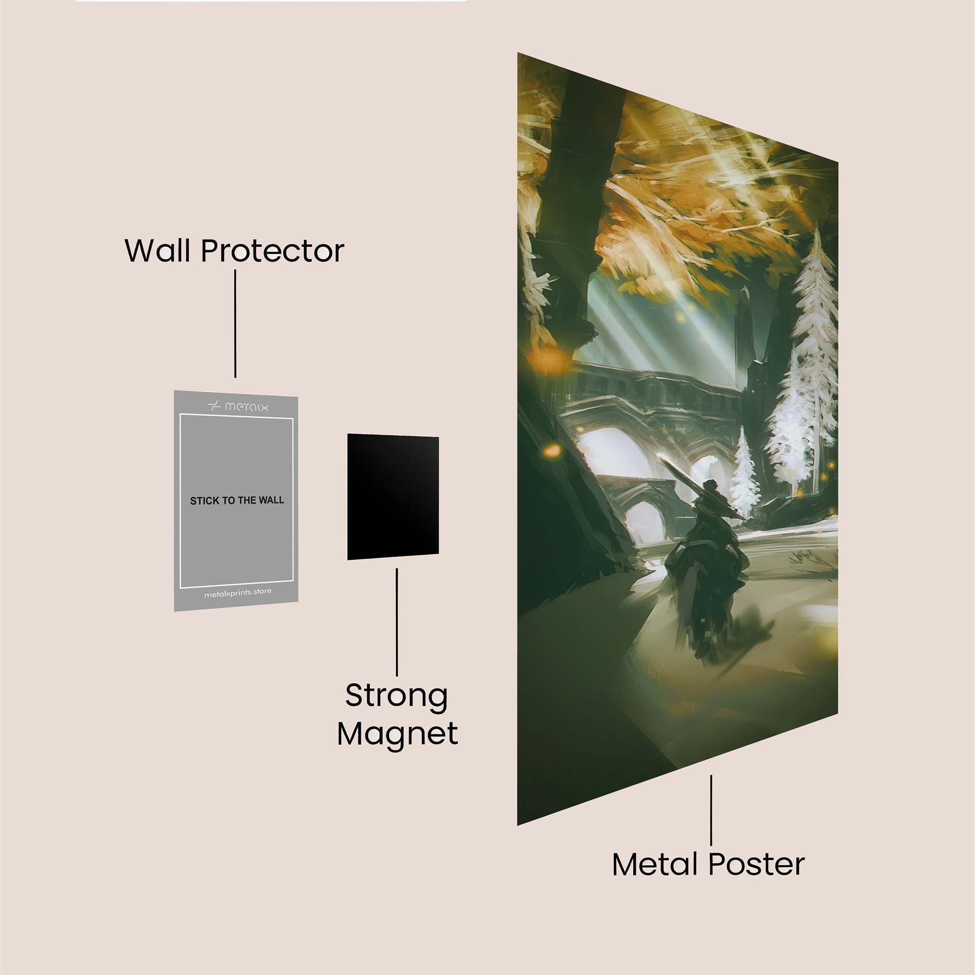 Knight's Quest Safe Wall Magnetic / M