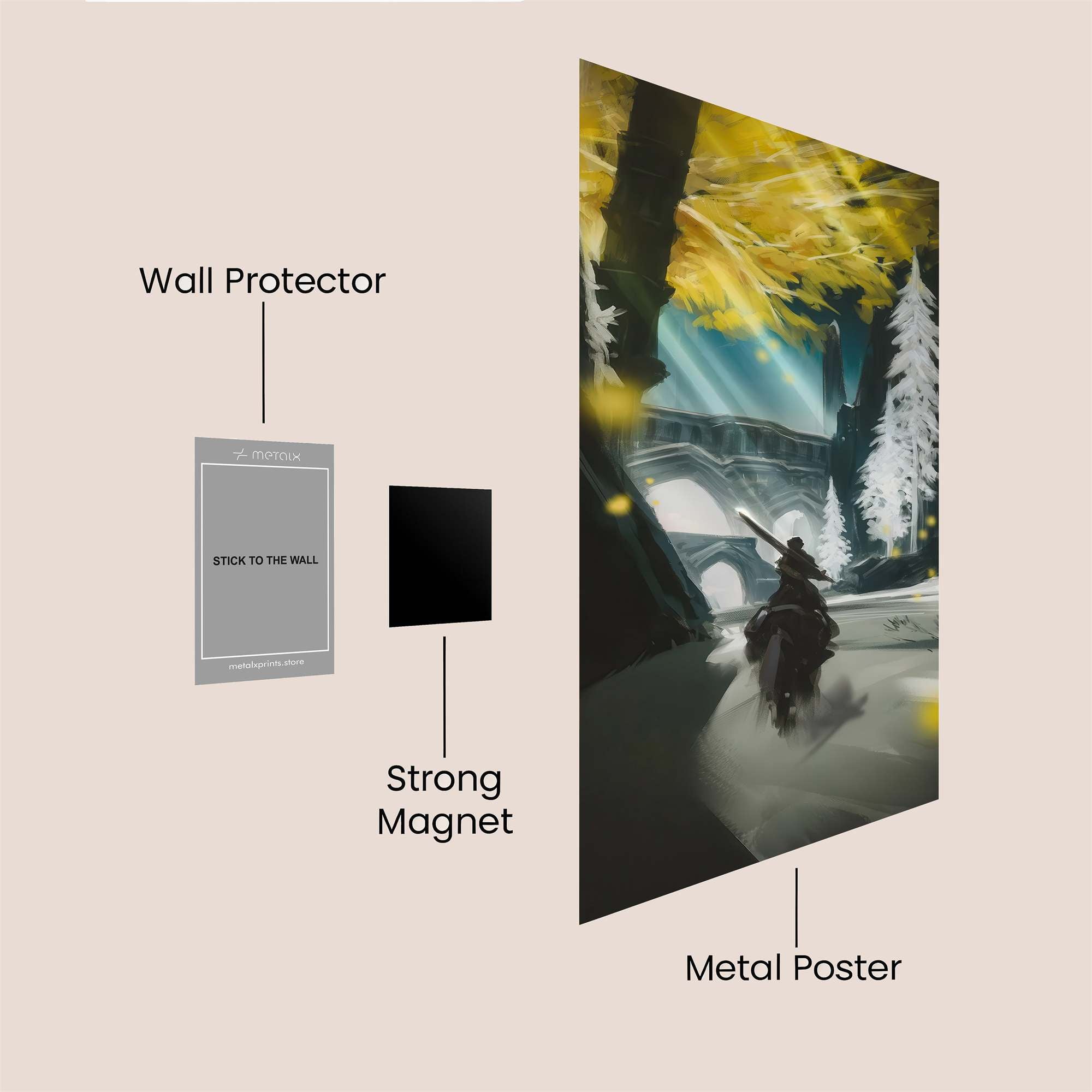 Knight's Odyssey Safe Wall Magnetic / M