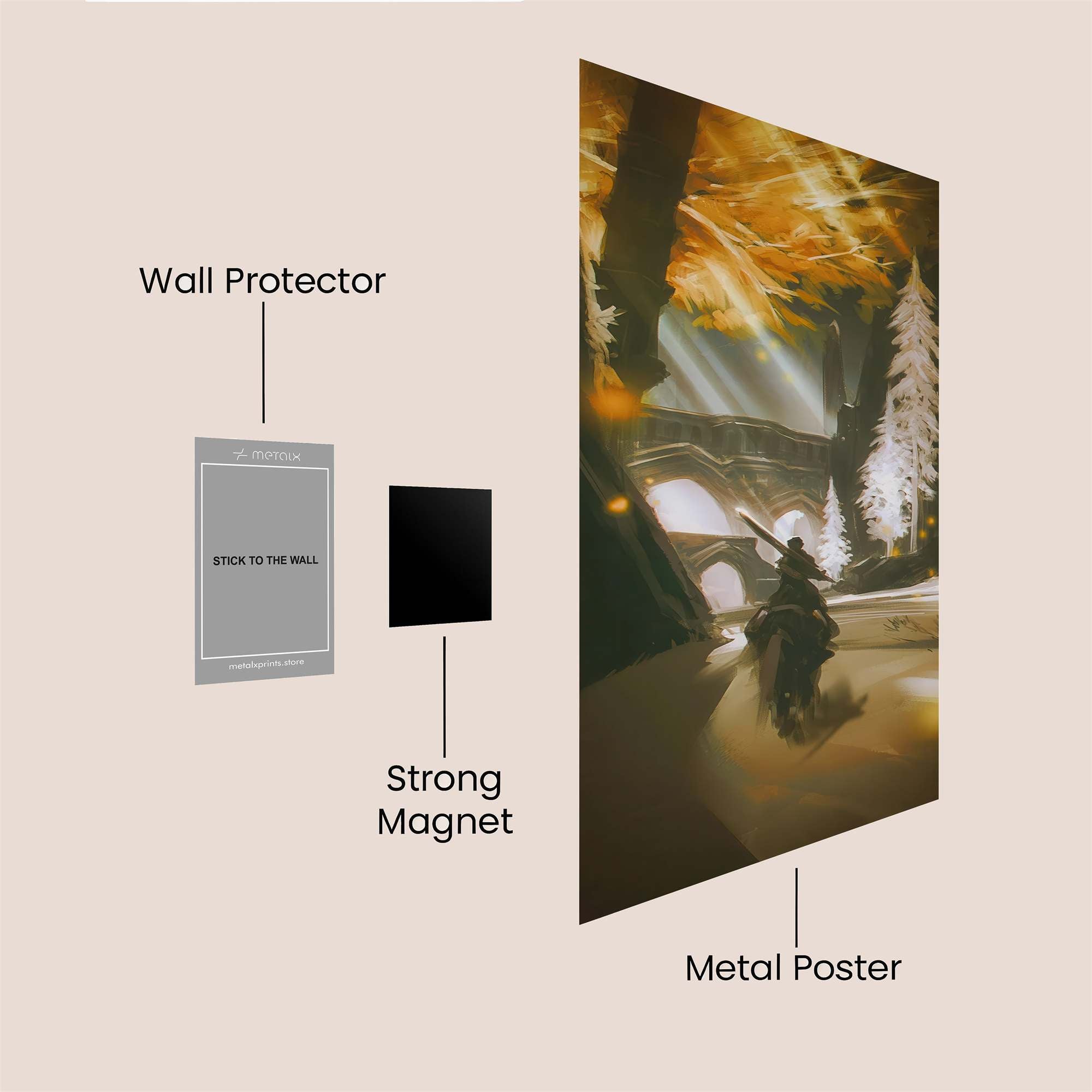 Knightly Quest Safe Wall Magnetic / M
