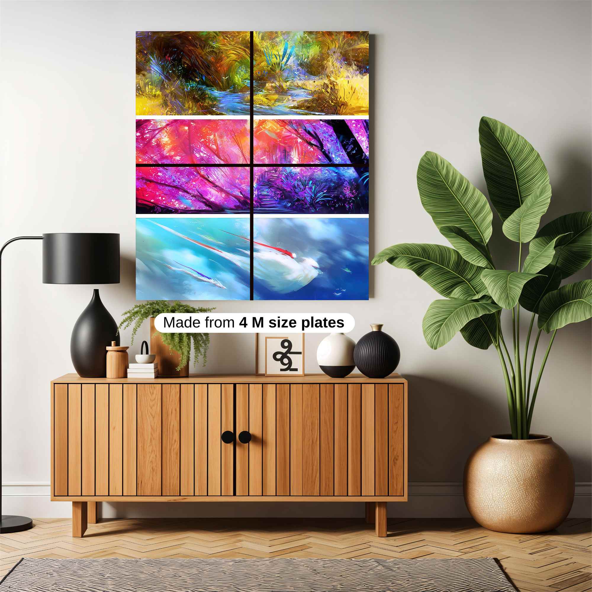 Forest Dreamscape, Skyward Serenity Safe Wall Magnetic / M