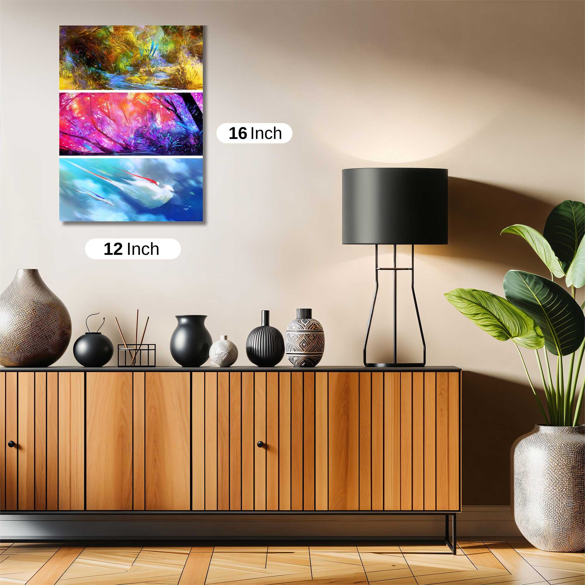 Forest Dreamscape, Skyward Serenity Safe Wall Magnetic / M