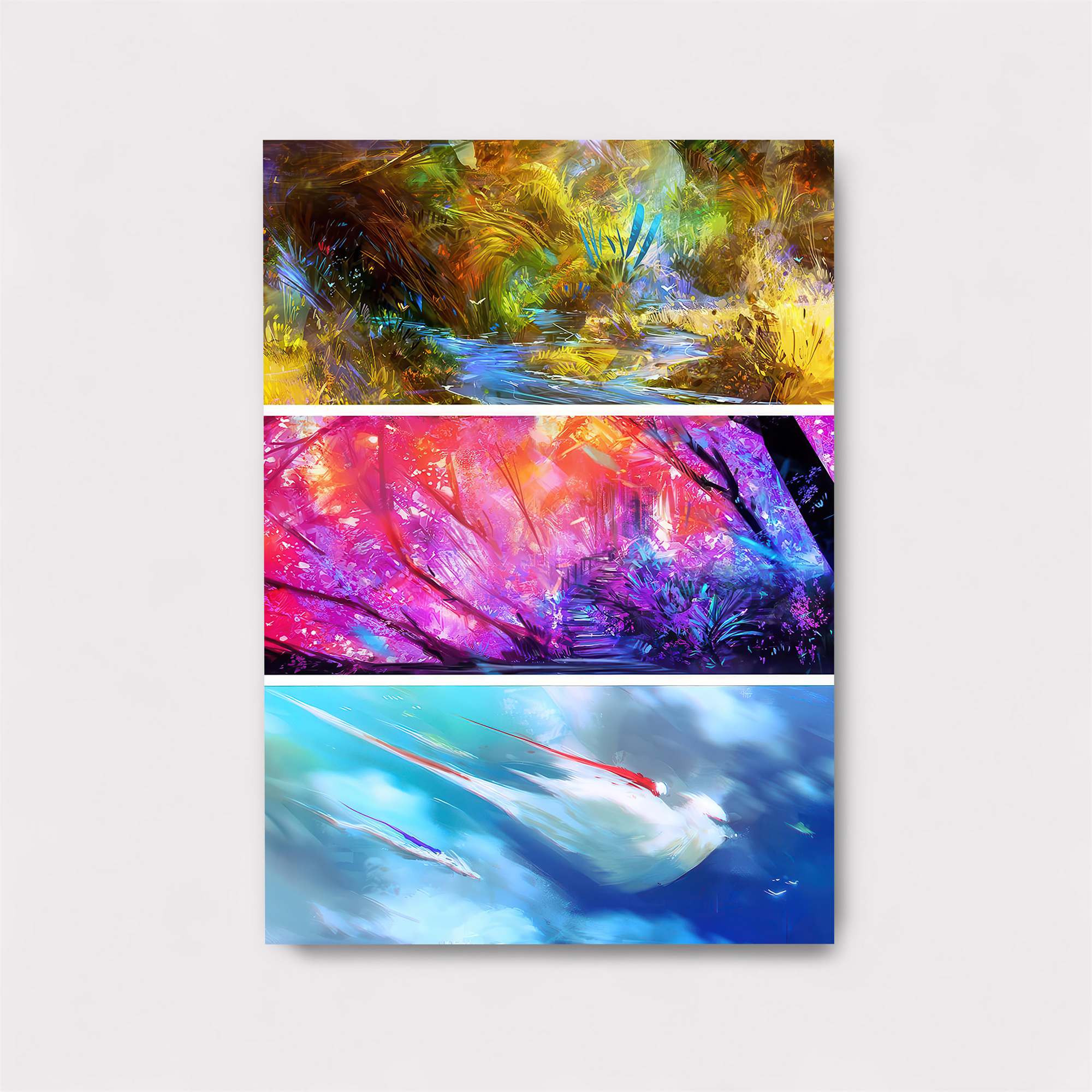 Forest Dreamscape, Skyward Serenity Safe Wall Magnetic / M