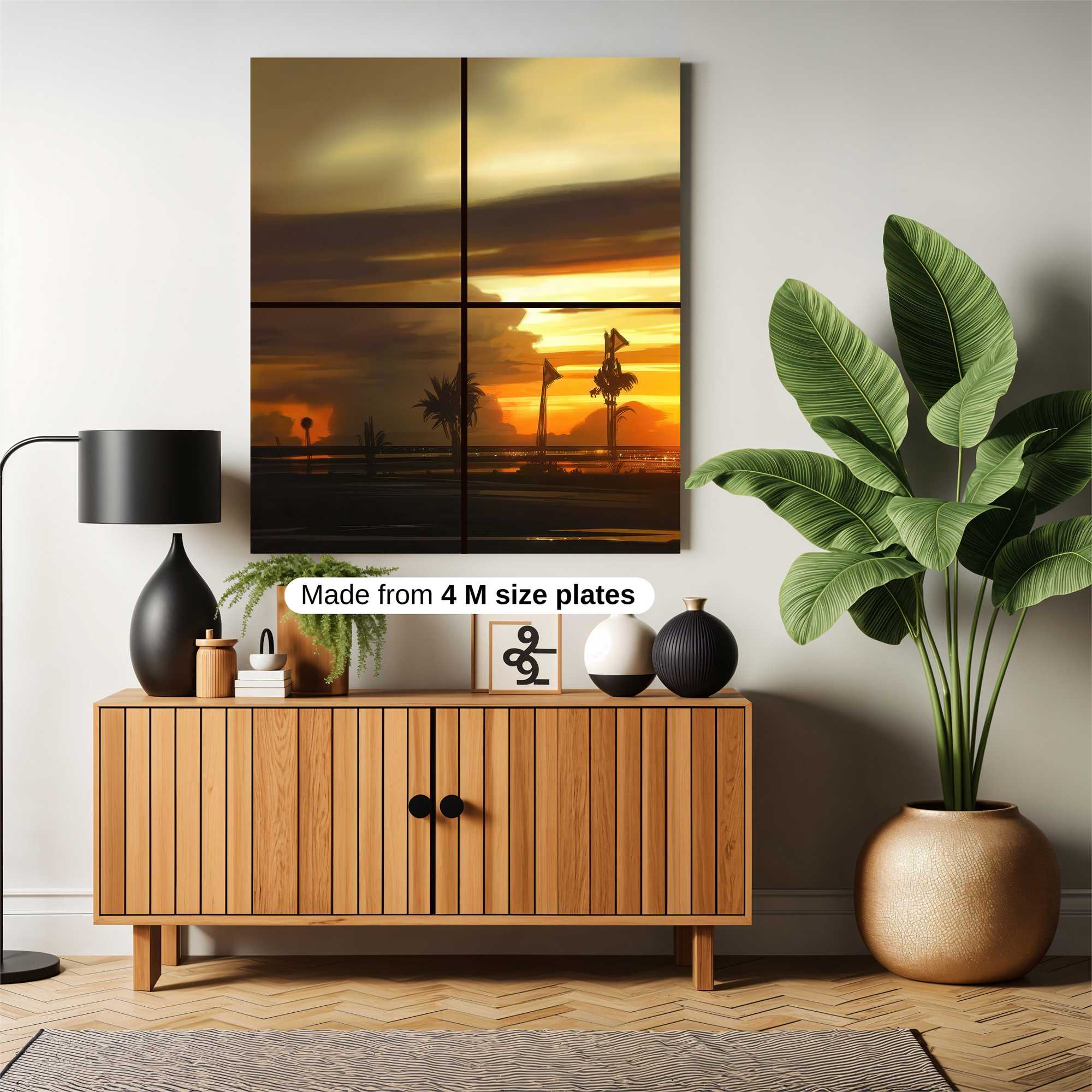 Sunset Serenity Safe Wall Magnetic / M