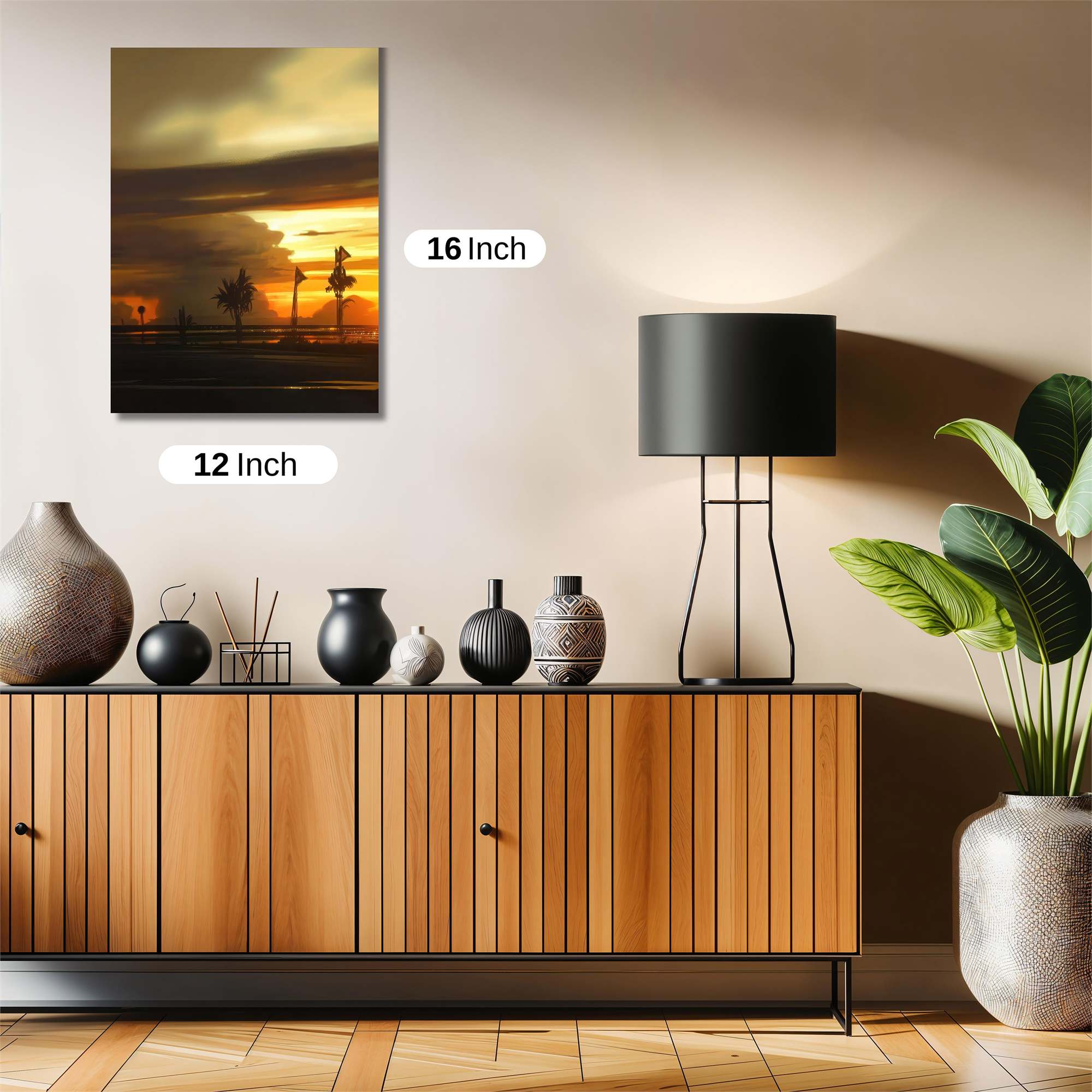 Sunset Serenity Safe Wall Magnetic / M