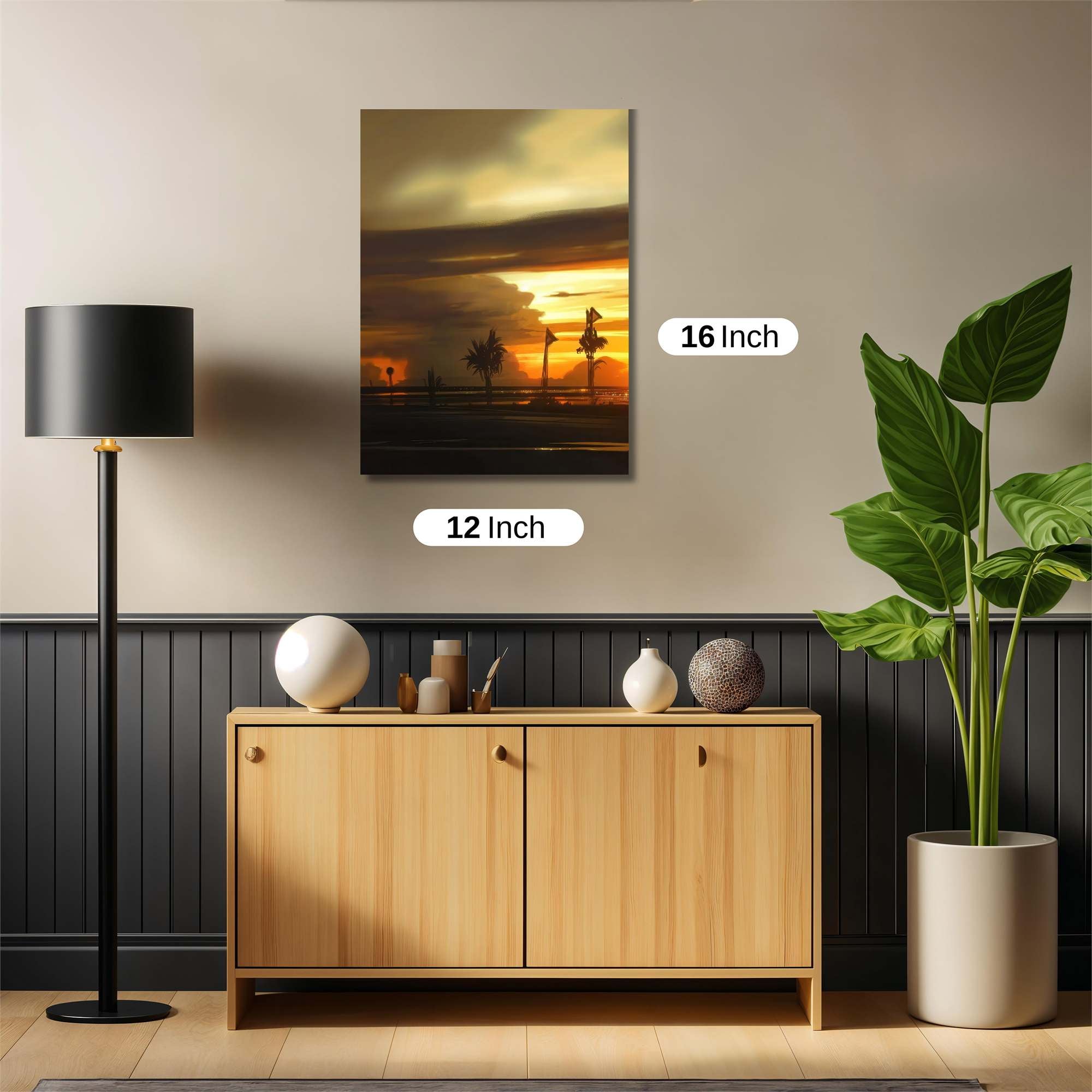 Sunset Serenity Safe Wall Magnetic / M