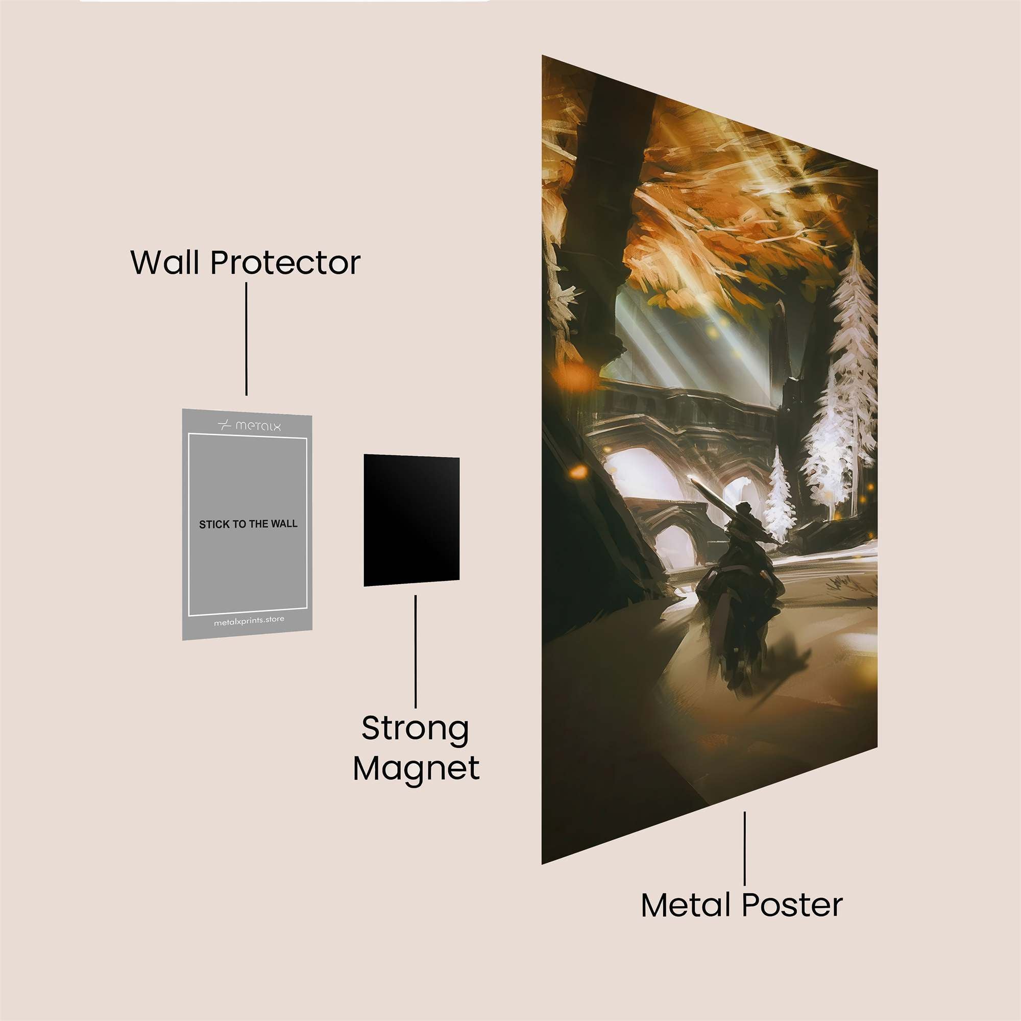 Knightly Radiance Safe Wall Magnetic / M
