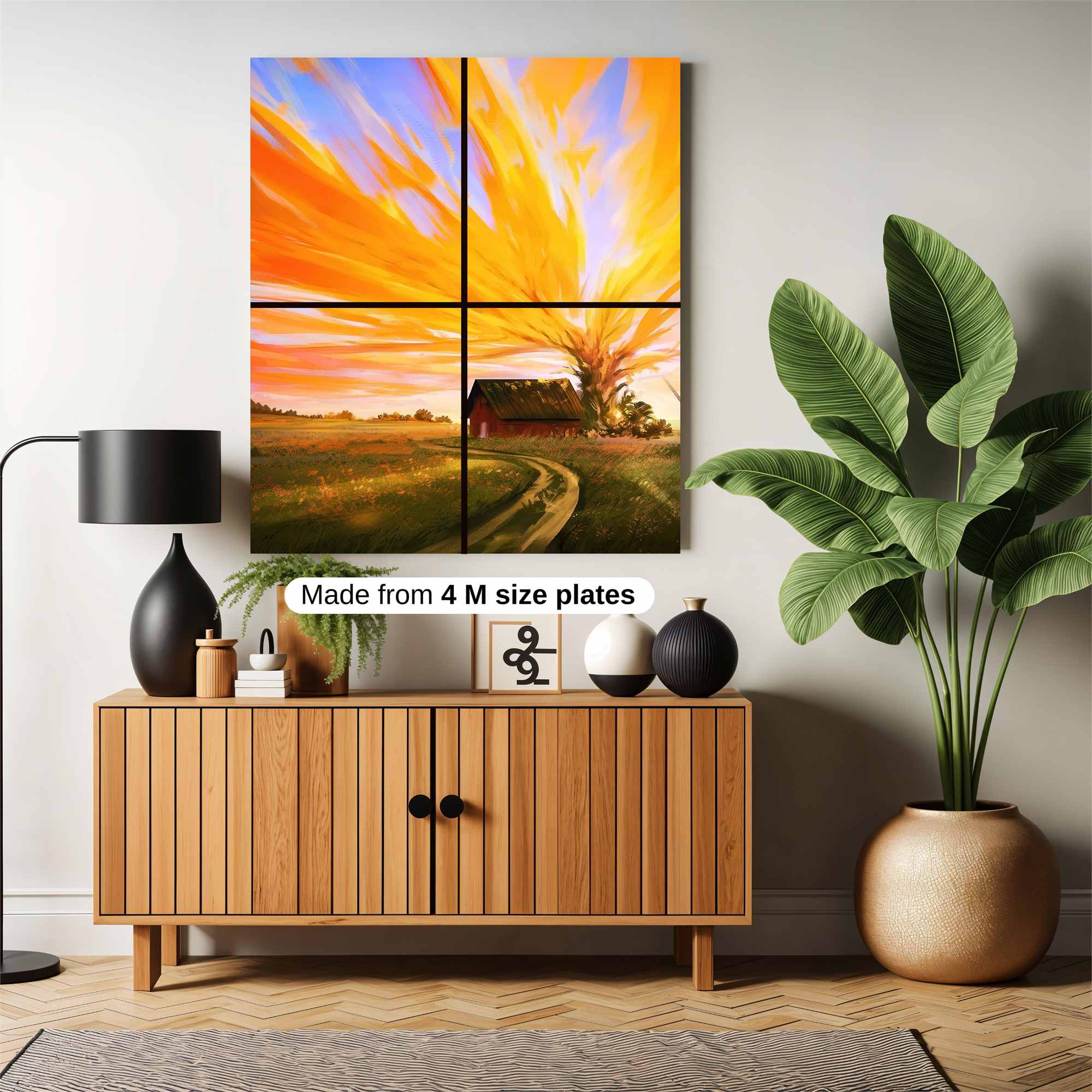 Sunset Serenity Safe Wall Magnetic / M
