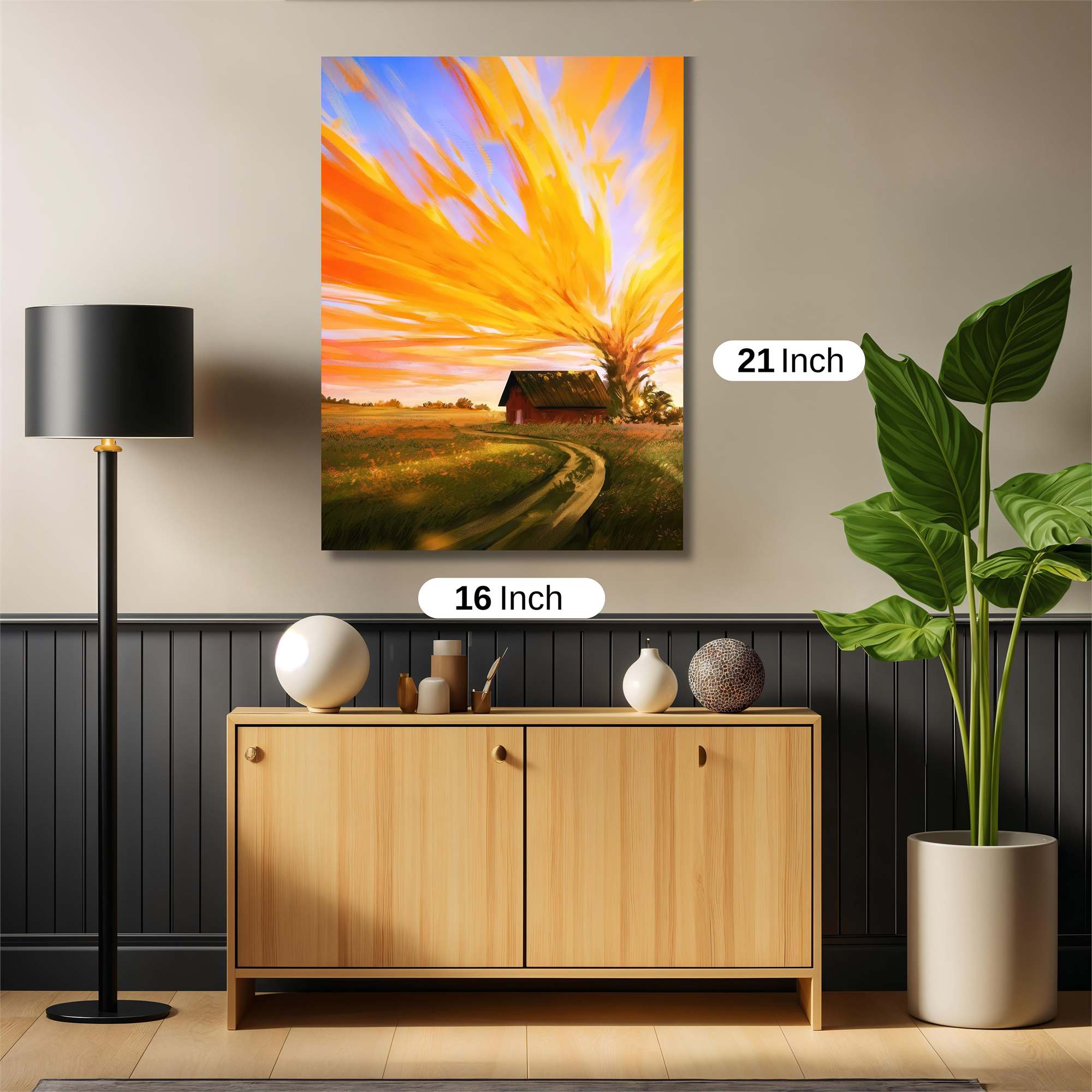 Sunset Serenity Safe Wall Magnetic / M