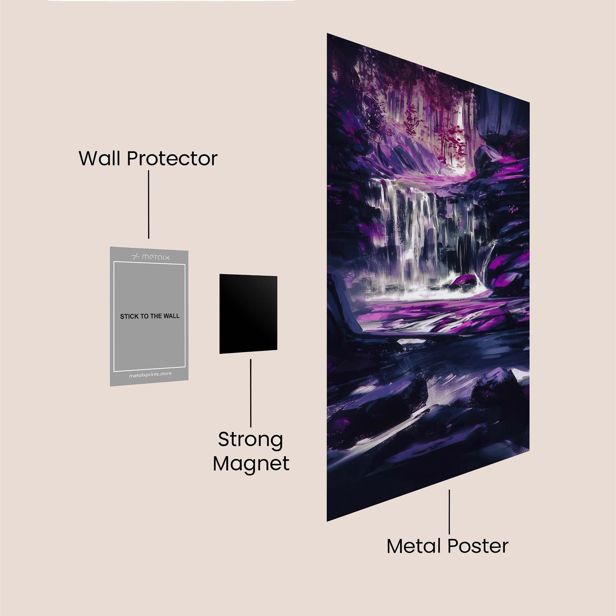 Mystic Cascade Safe Wall Magnetic / M