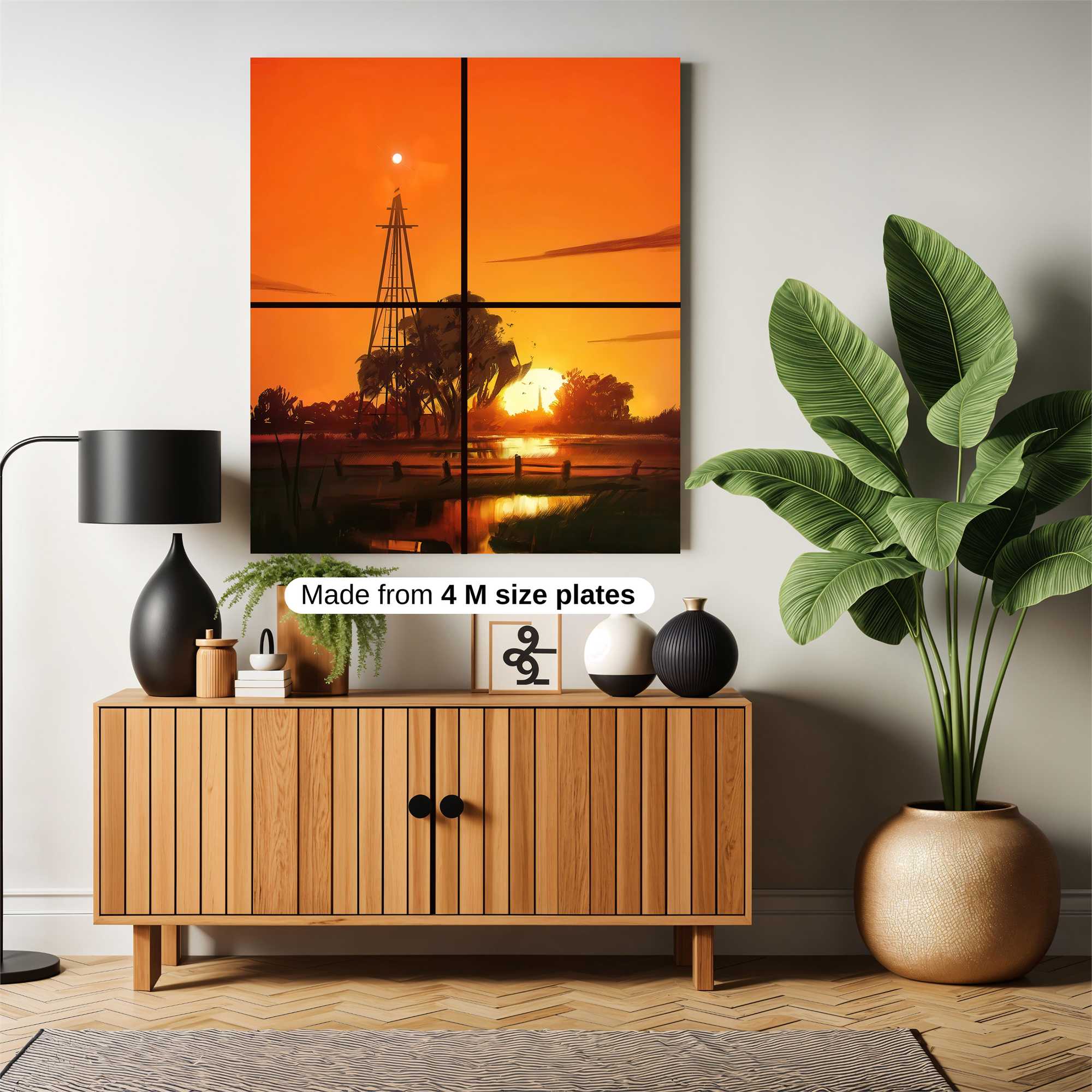 Sunset Serenity Safe Wall Magnetic / M