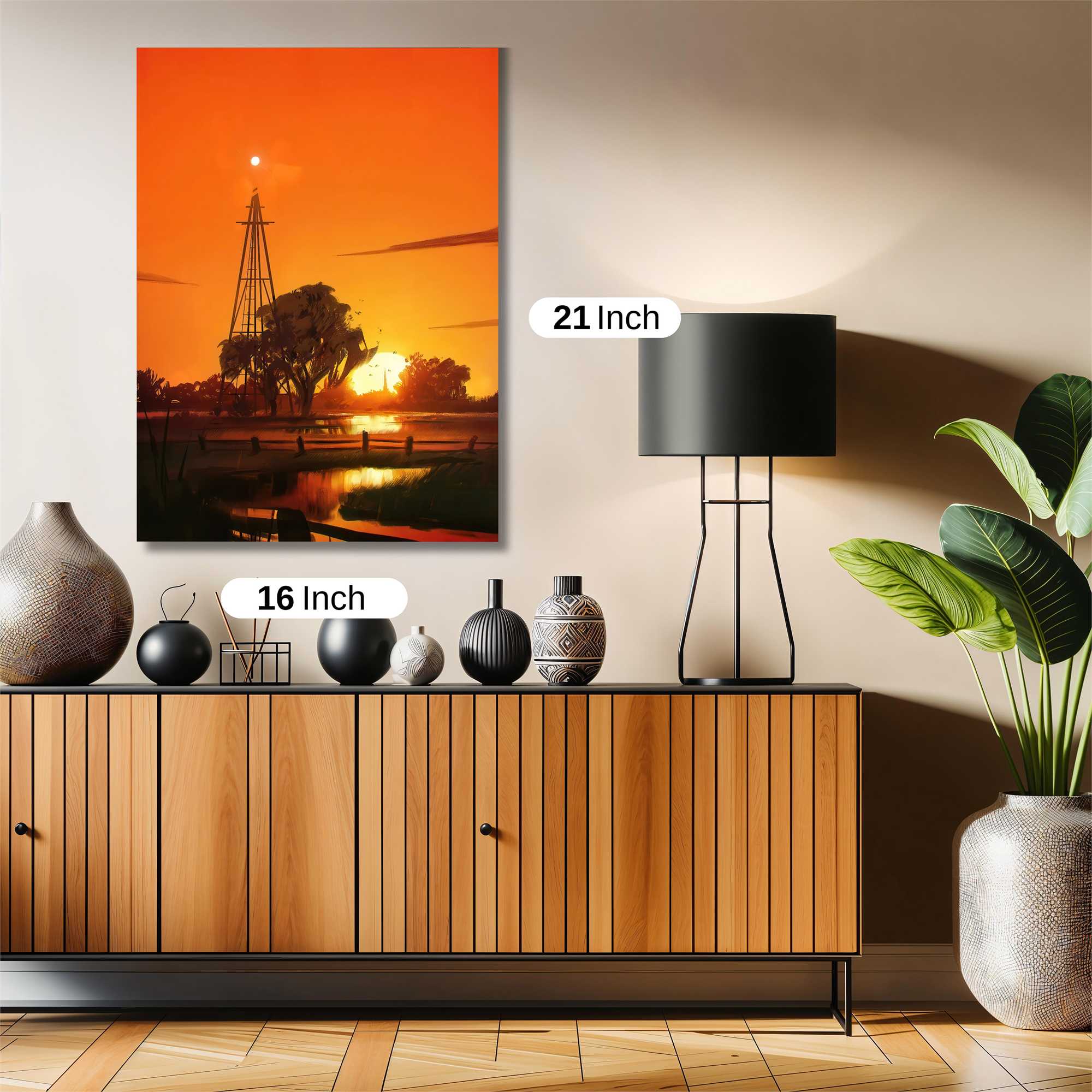 Sunset Serenity Safe Wall Magnetic / M