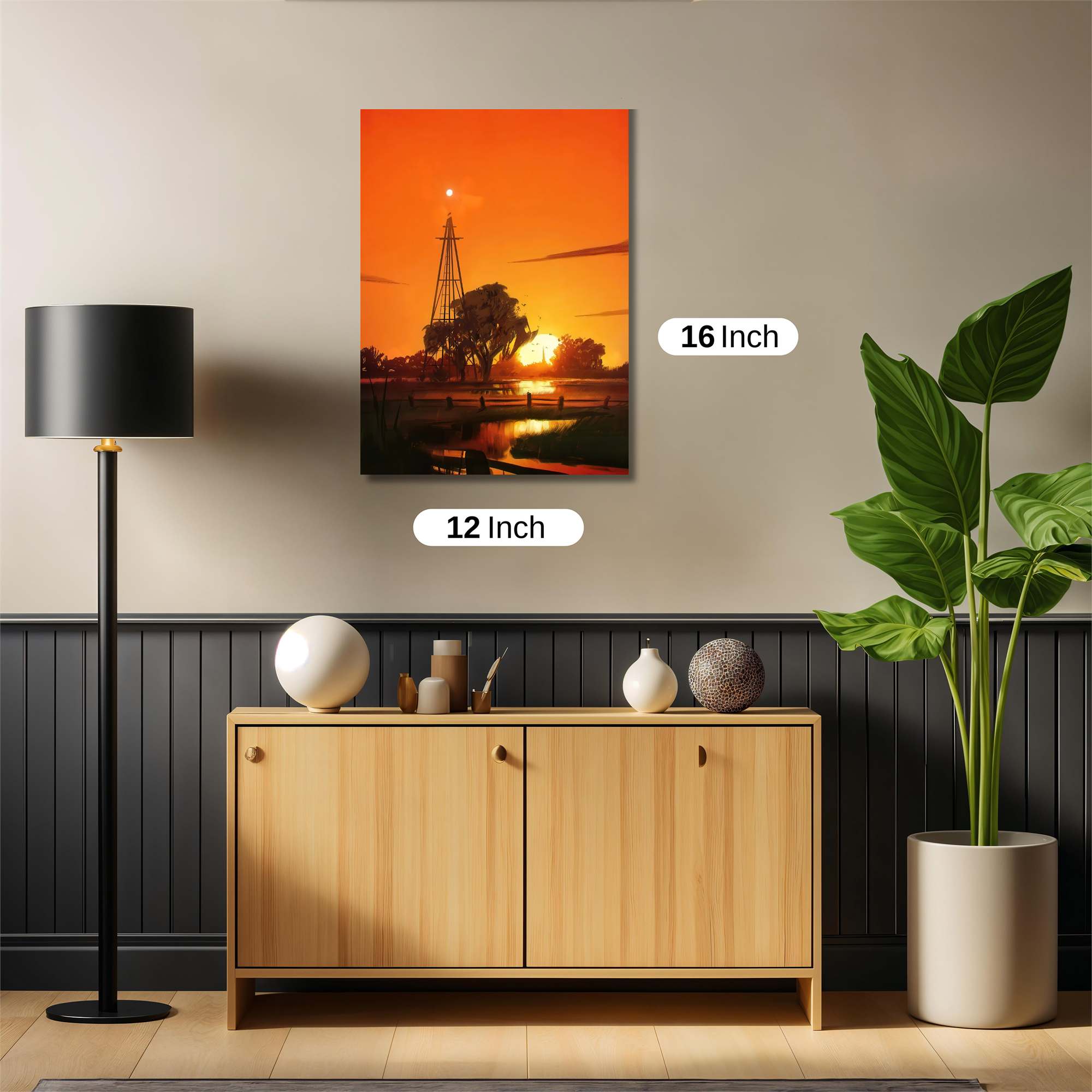 Sunset Serenity Safe Wall Magnetic / M