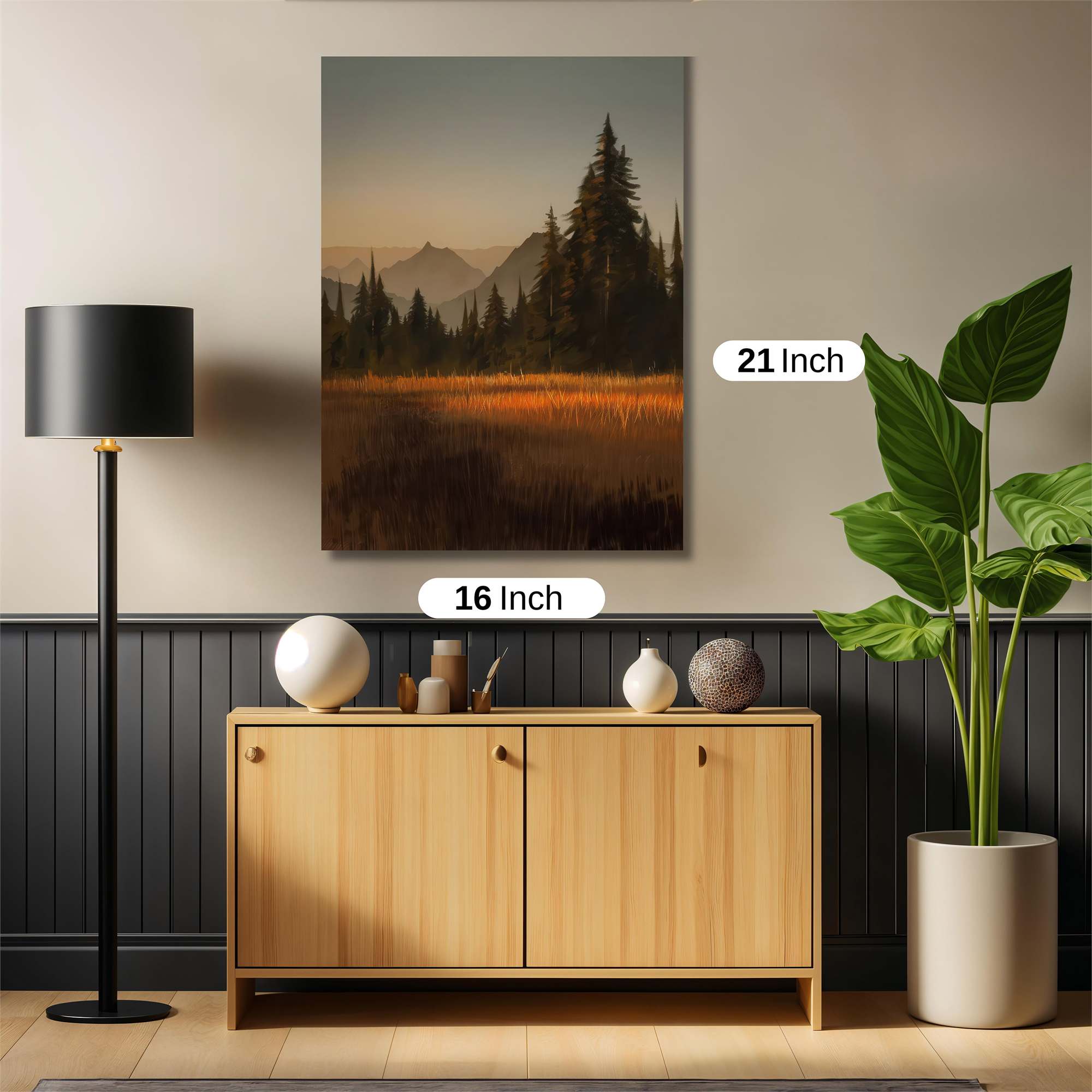 Mountain Serenity Safe Wall Magnetic / M