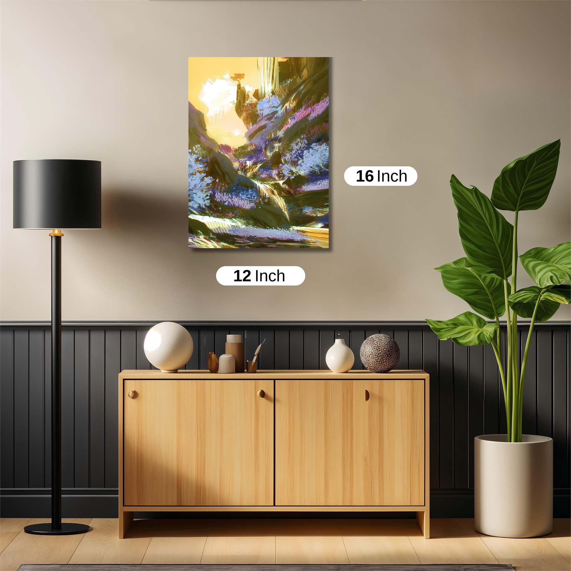 Waterfall Serenity Safe Wall Magnetic / M