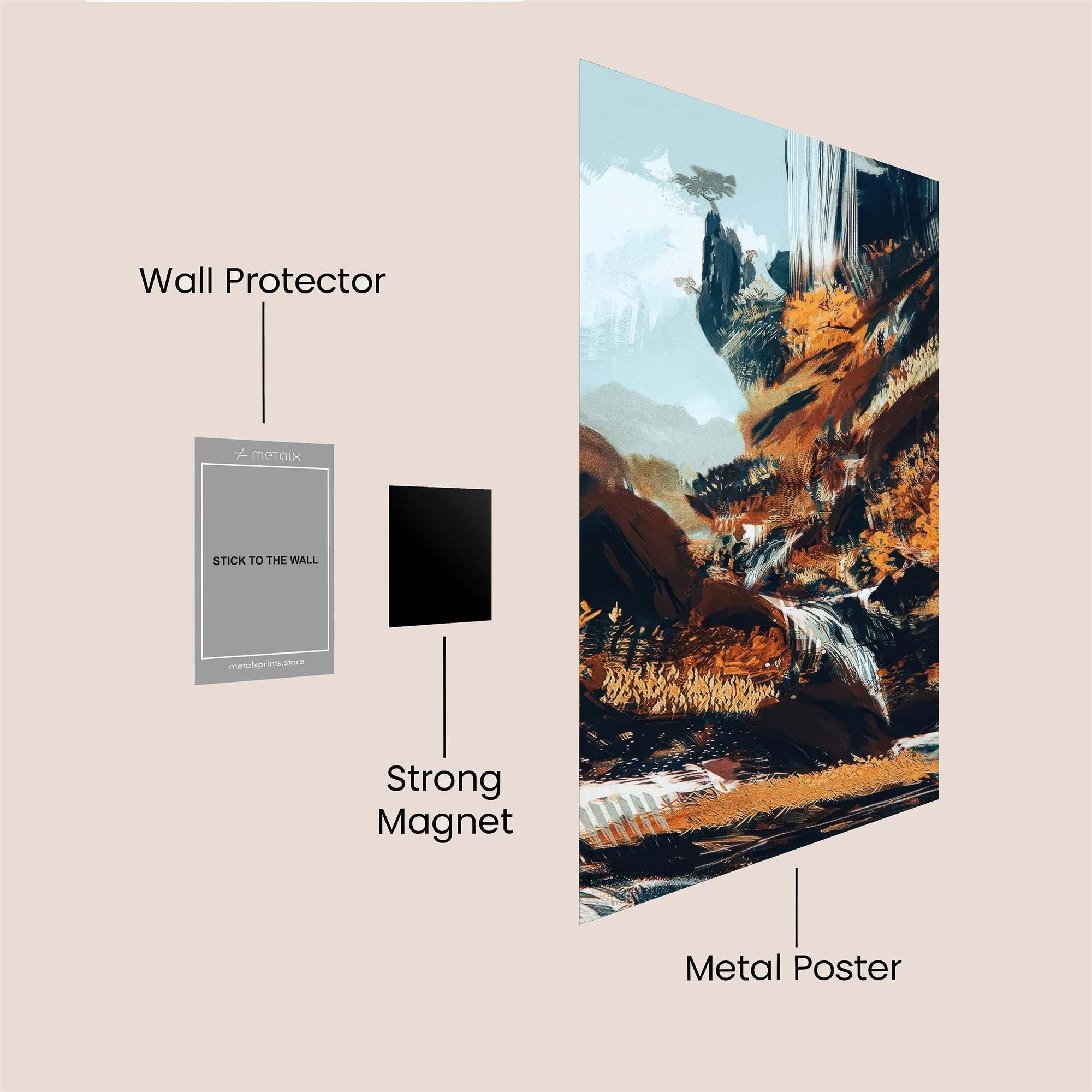 Canyon Serenity Safe Wall Magnetic / M