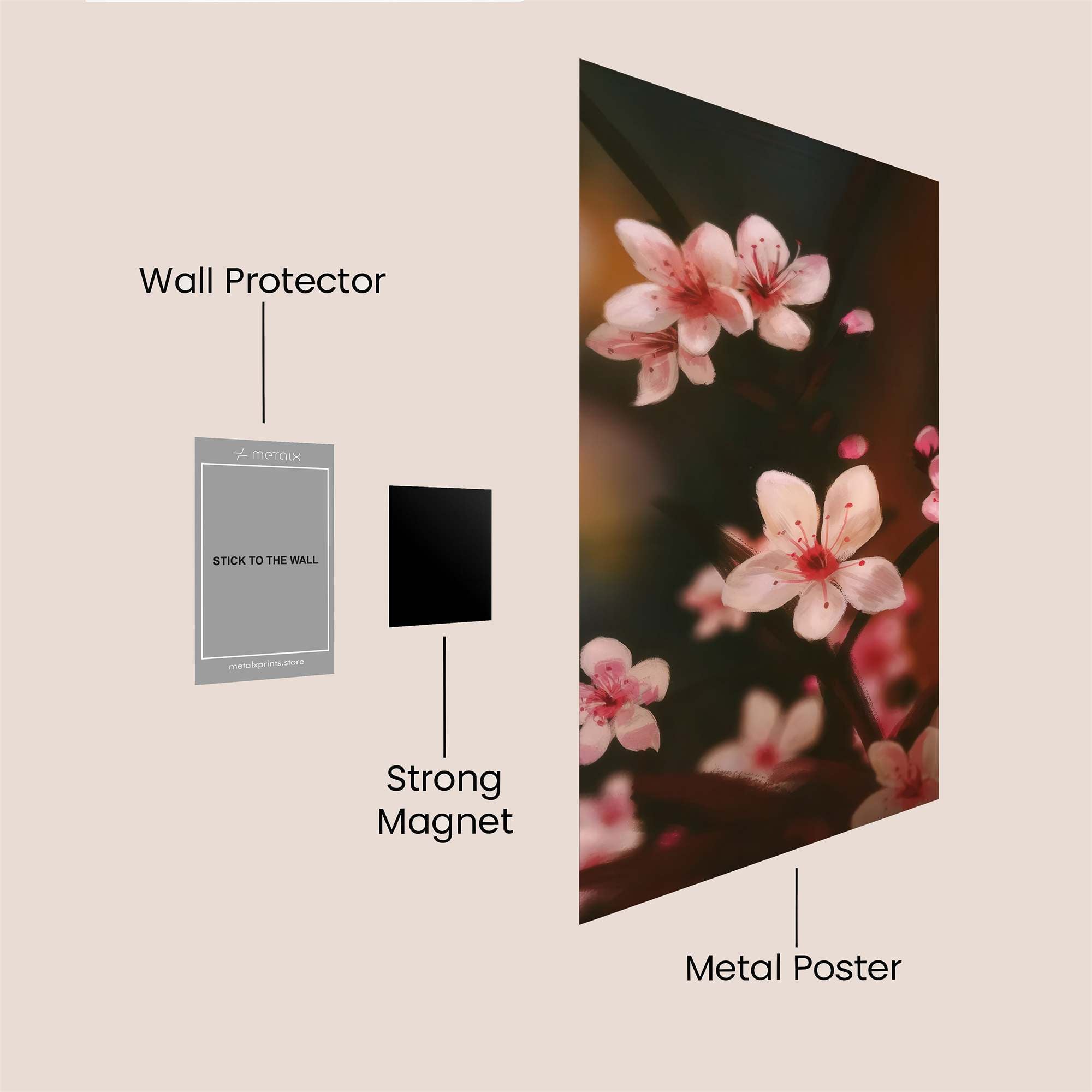 CherryWhisper Safe Wall Magnetic / M