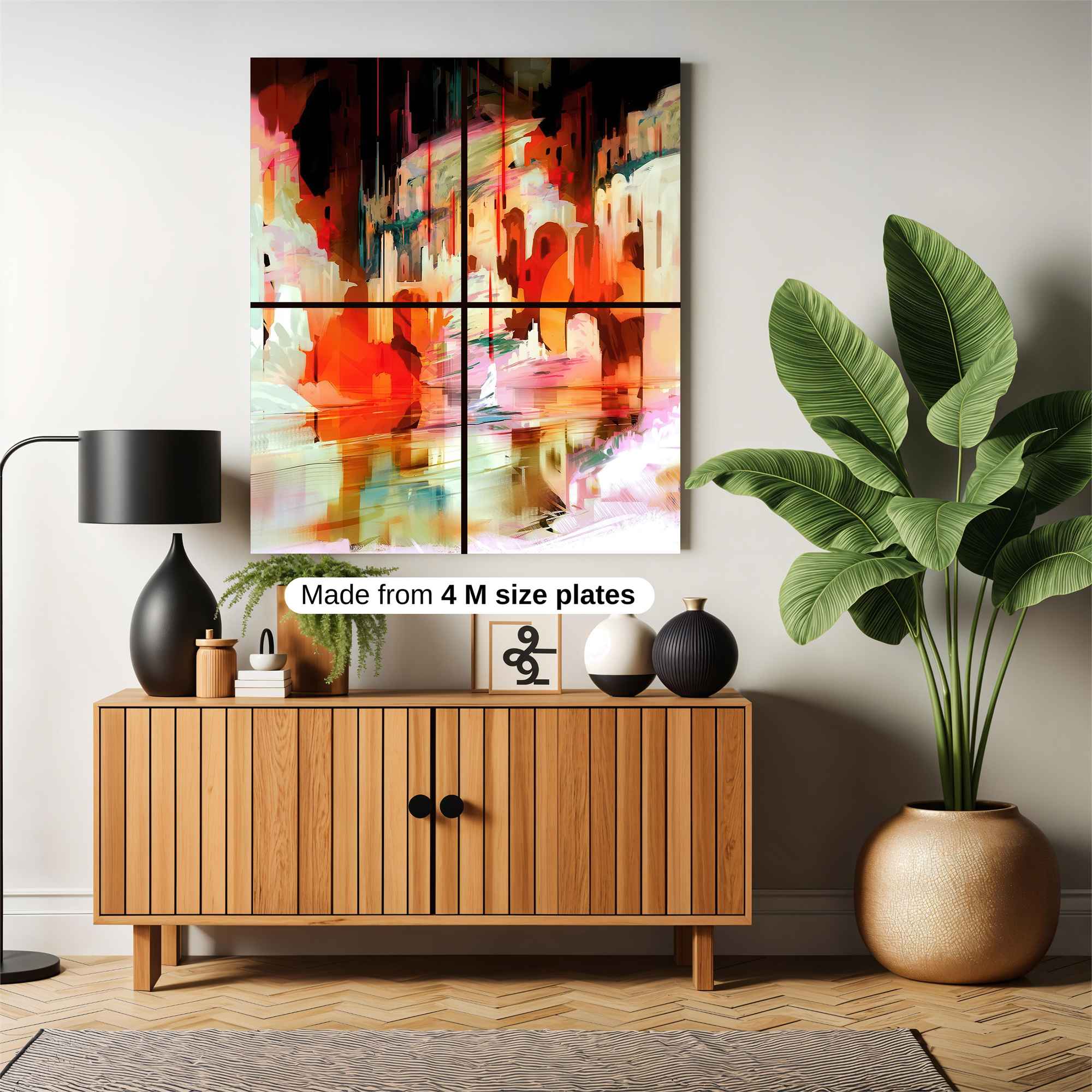 Cityscape Glow Safe Wall Magnetic / M