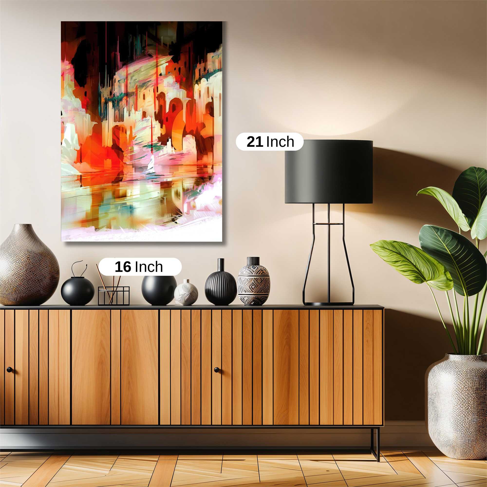 Cityscape Glow Safe Wall Magnetic / M