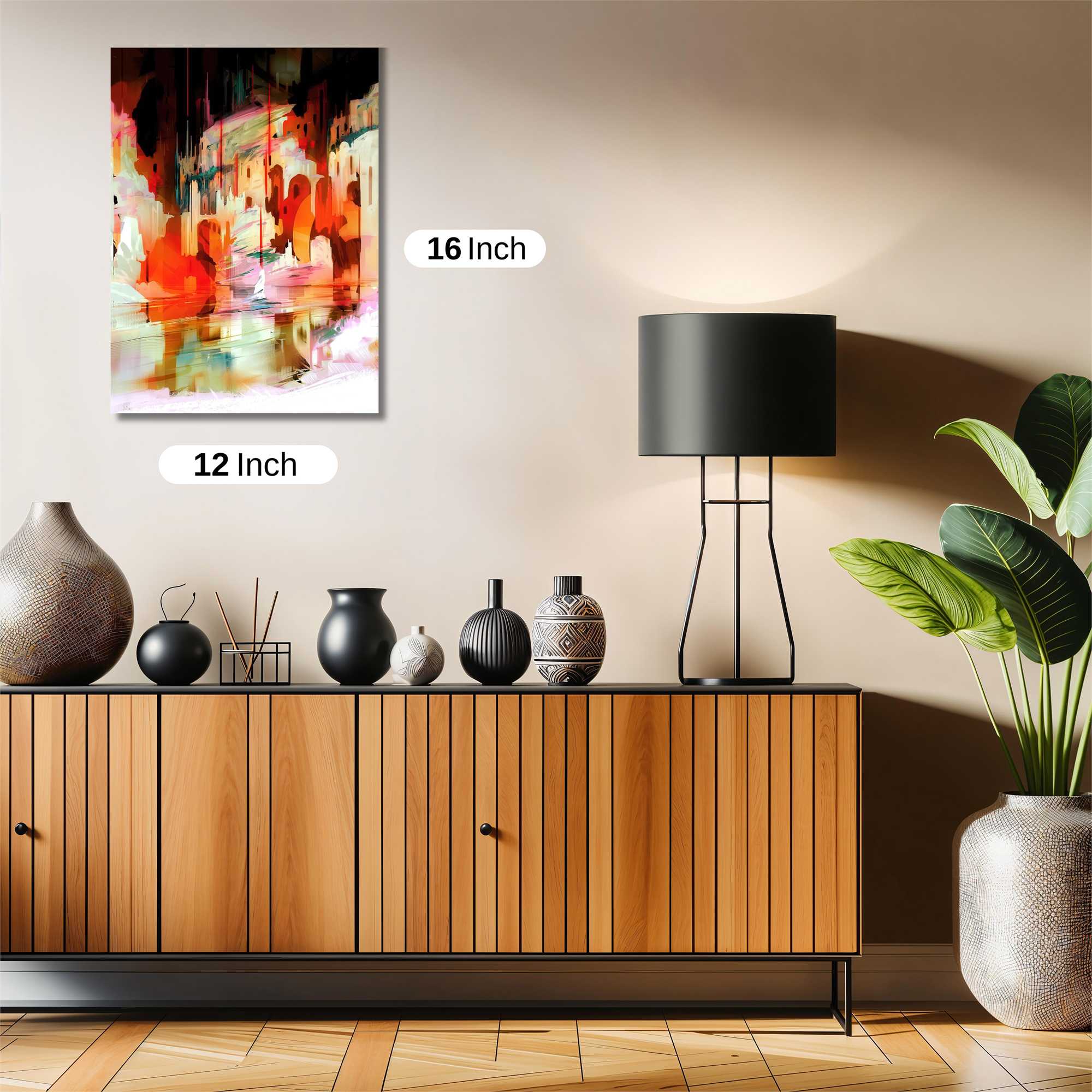 Cityscape Glow Safe Wall Magnetic / M