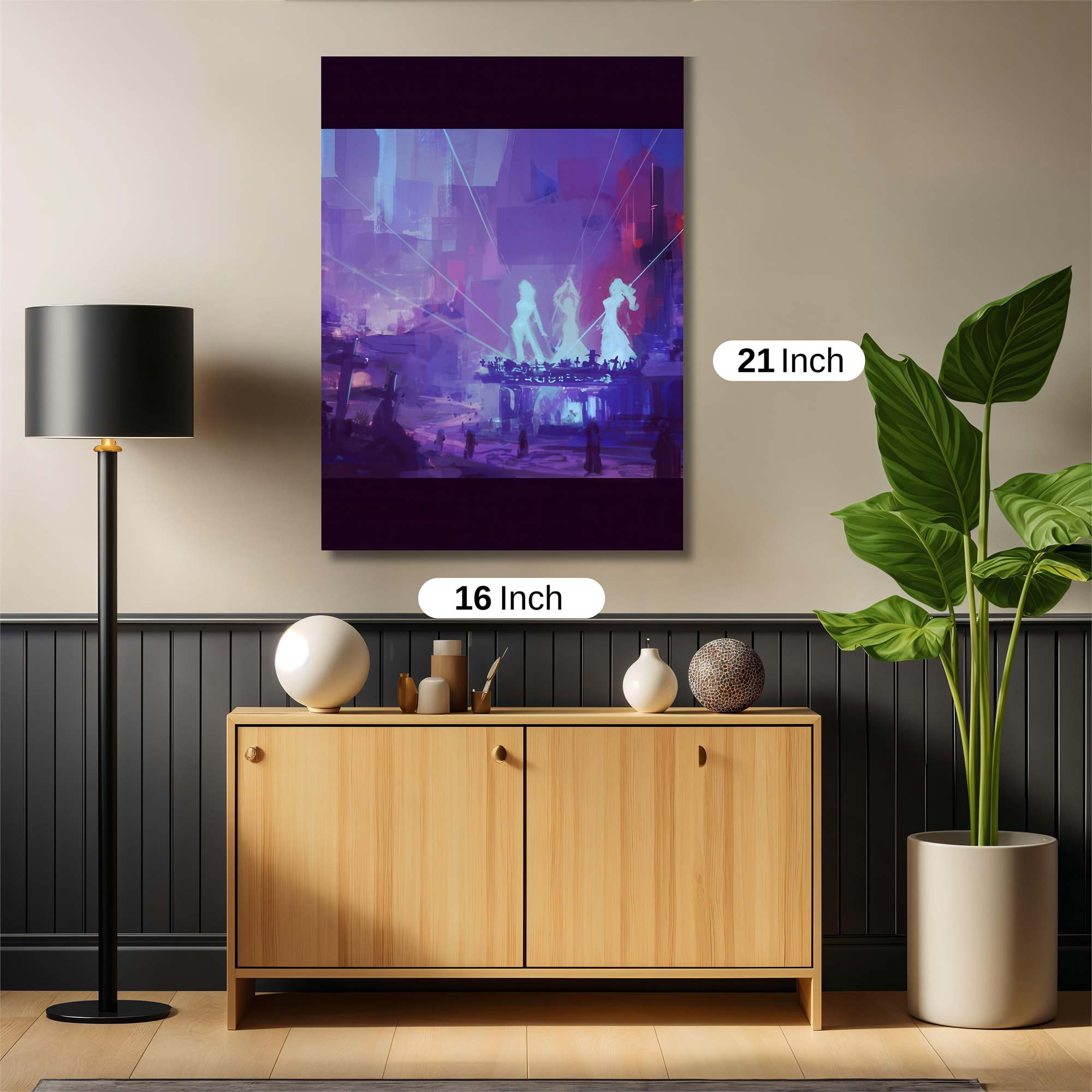 Dragon Serenity, Enchanted Tranquility, Forest Glow Safe Wall Magnetic / M