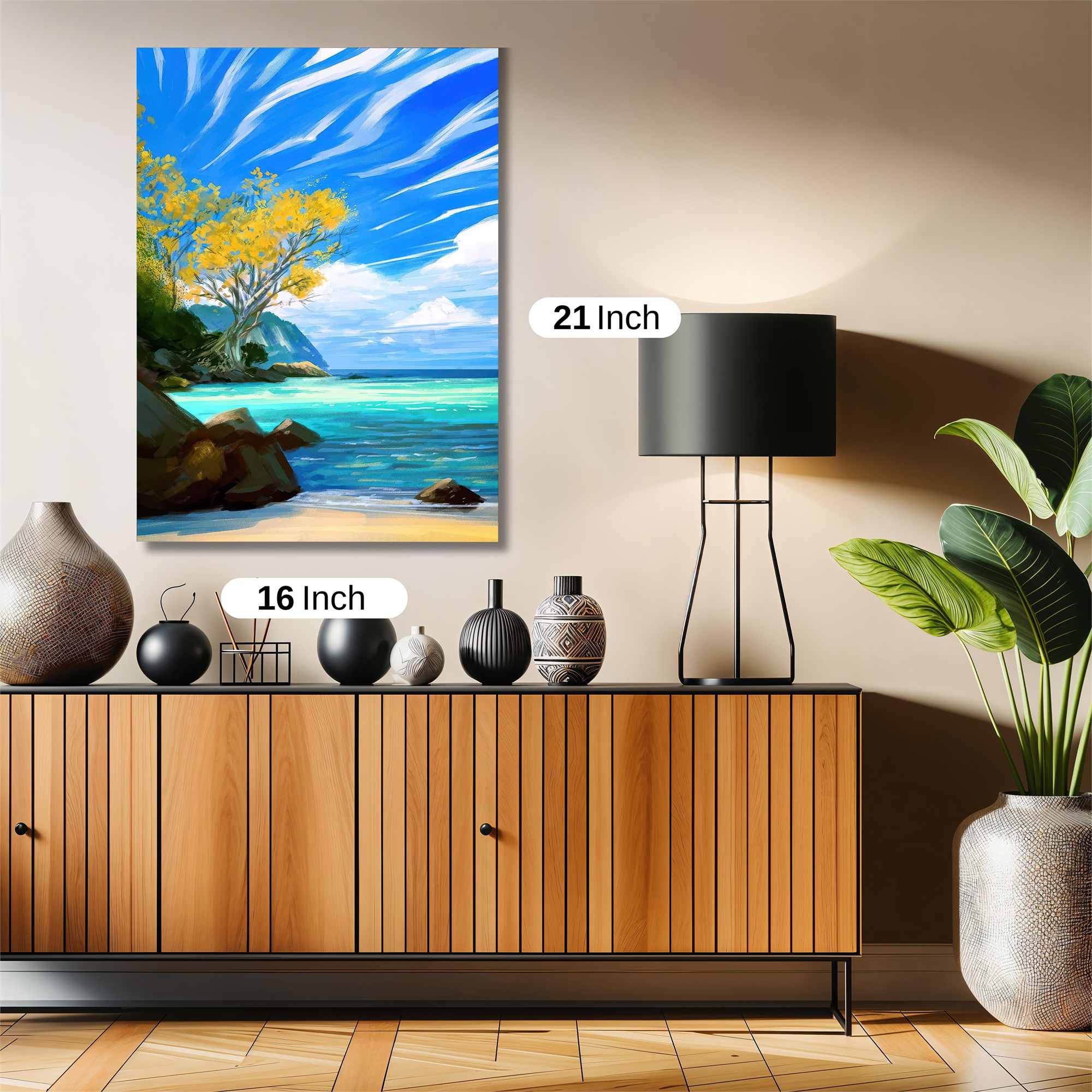 Golden Serenity Safe Wall Magnetic / M