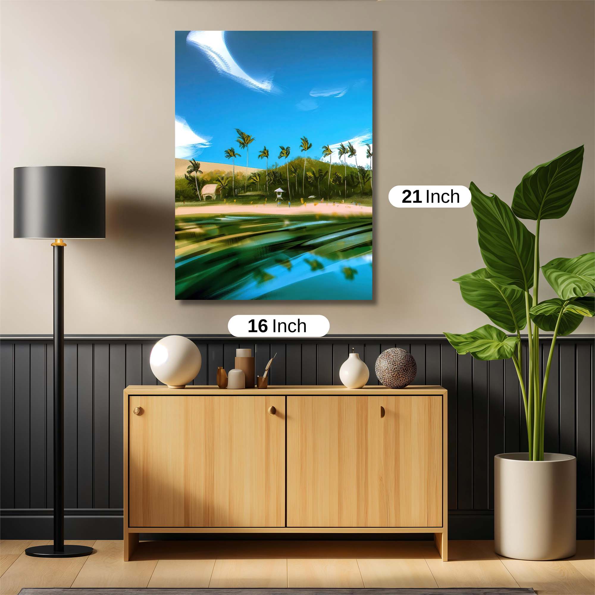 Palm Serenity Safe Wall Magnetic / M