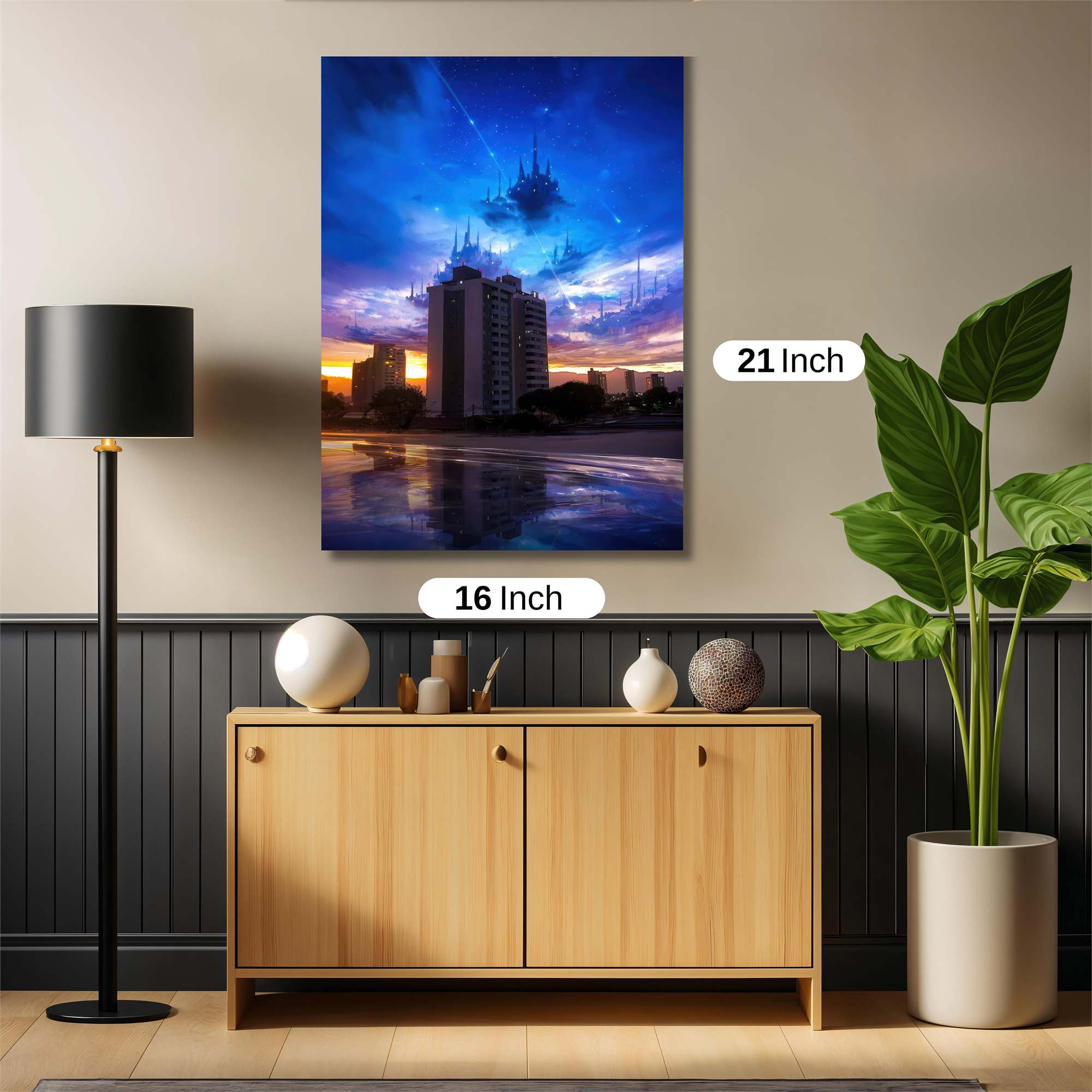 City Dreamscape Safe Wall Magnetic / M