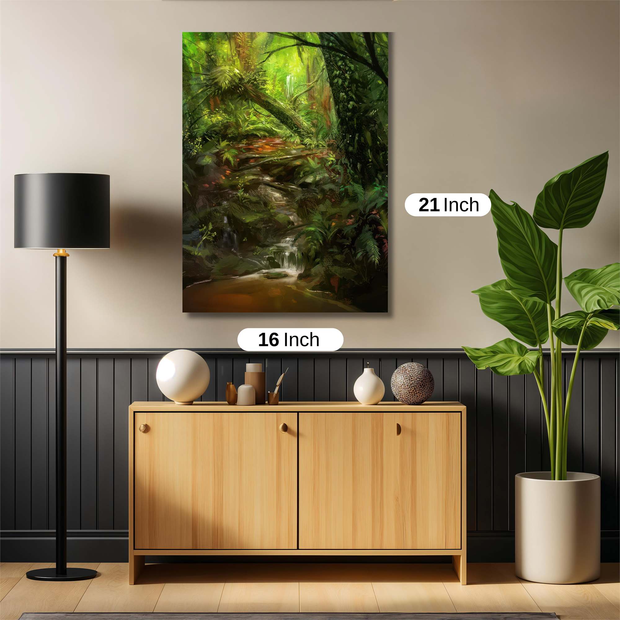 Jungle Serenity Safe Wall Magnetic / M