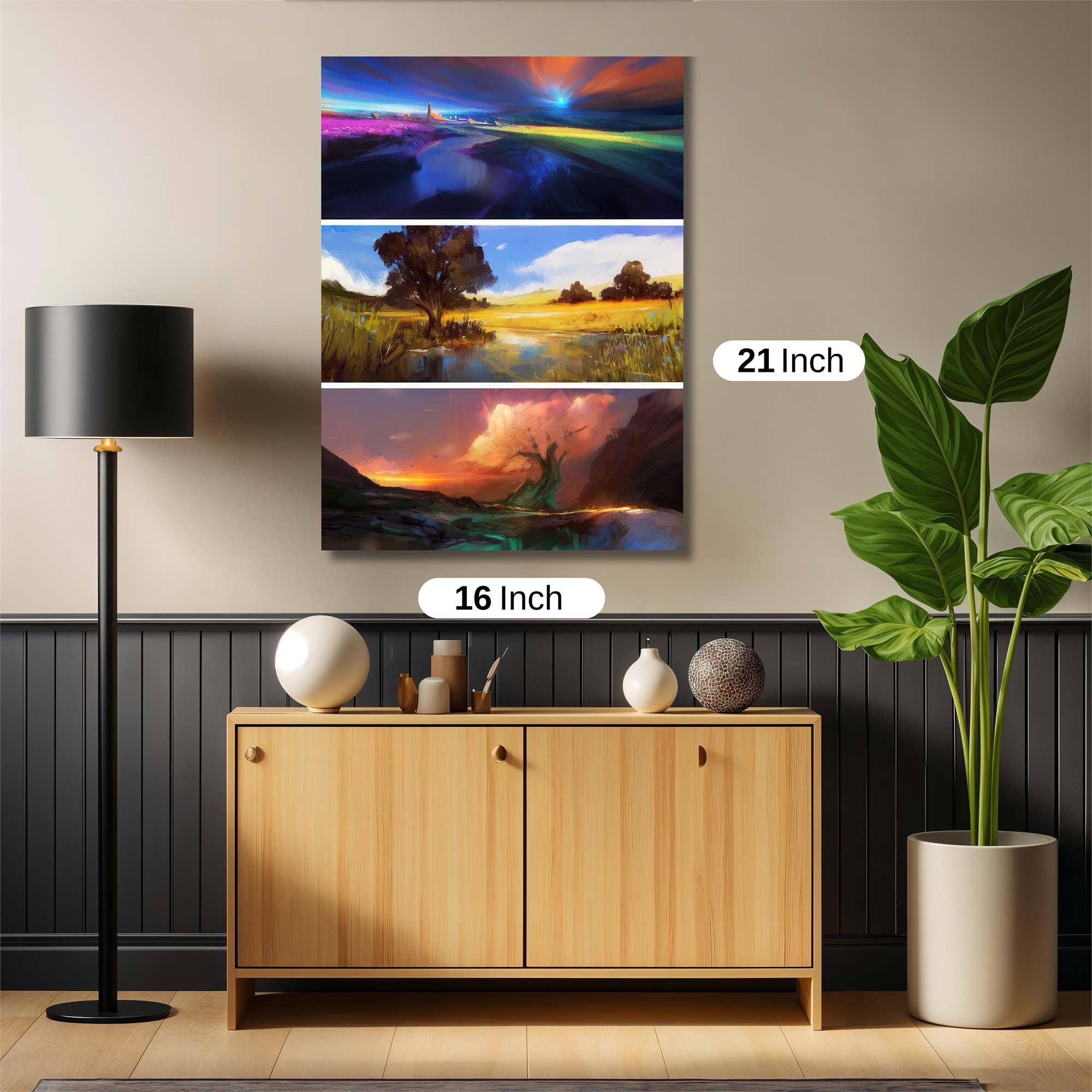 Sunset Symphony Safe Wall Magnetic / M