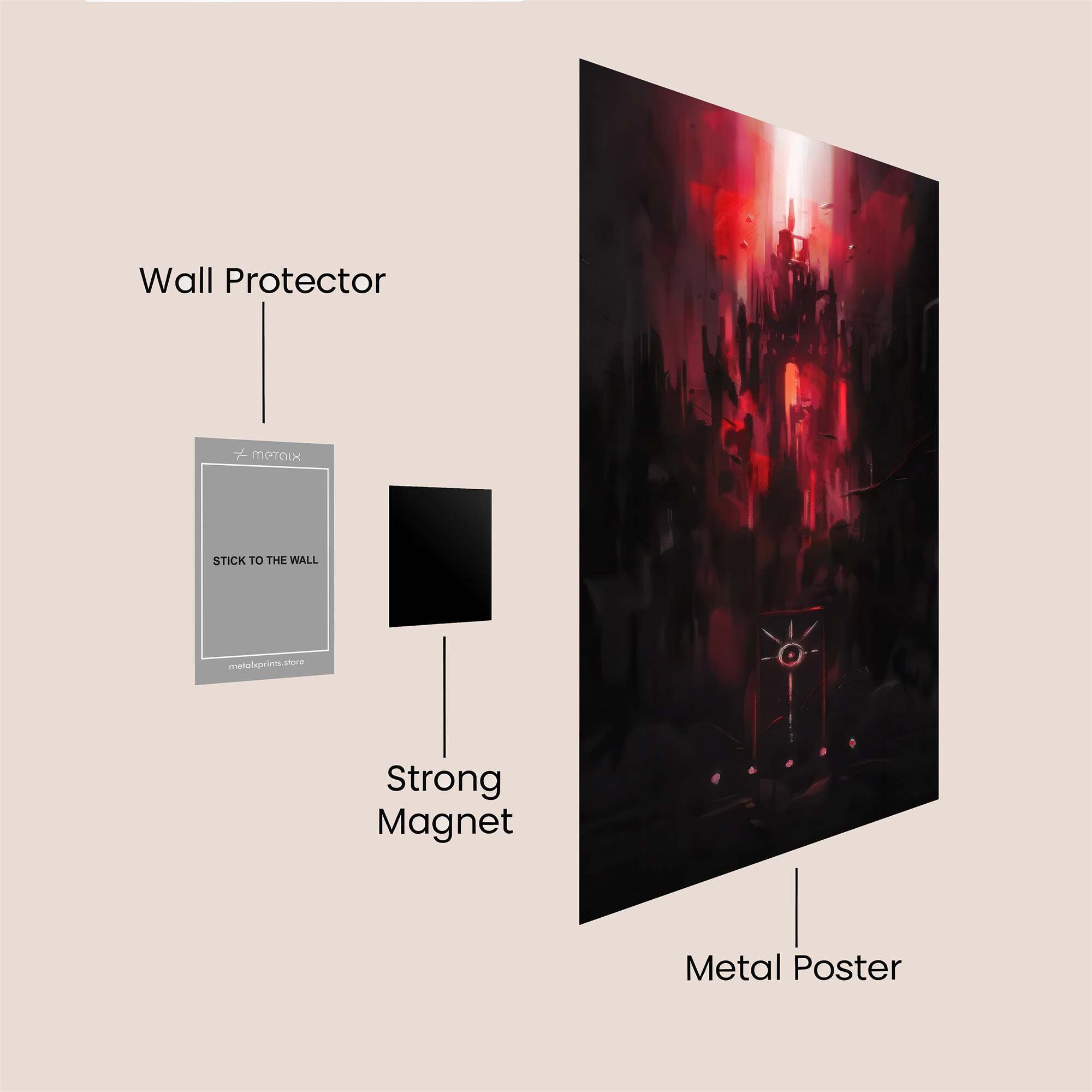 Castle Inferno Safe Wall Magnetic / M