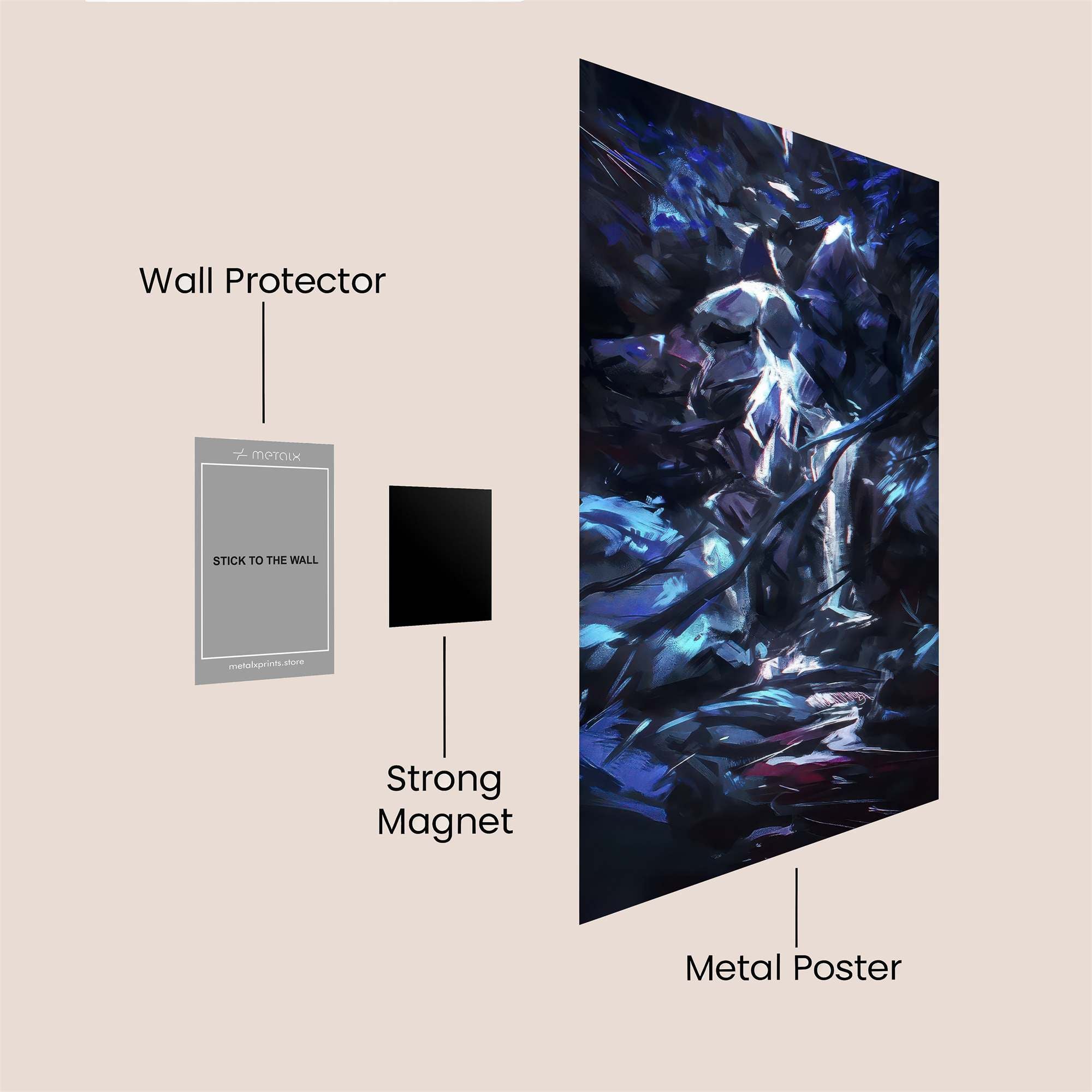 Crystal Whisper Safe Wall Magnetic / M