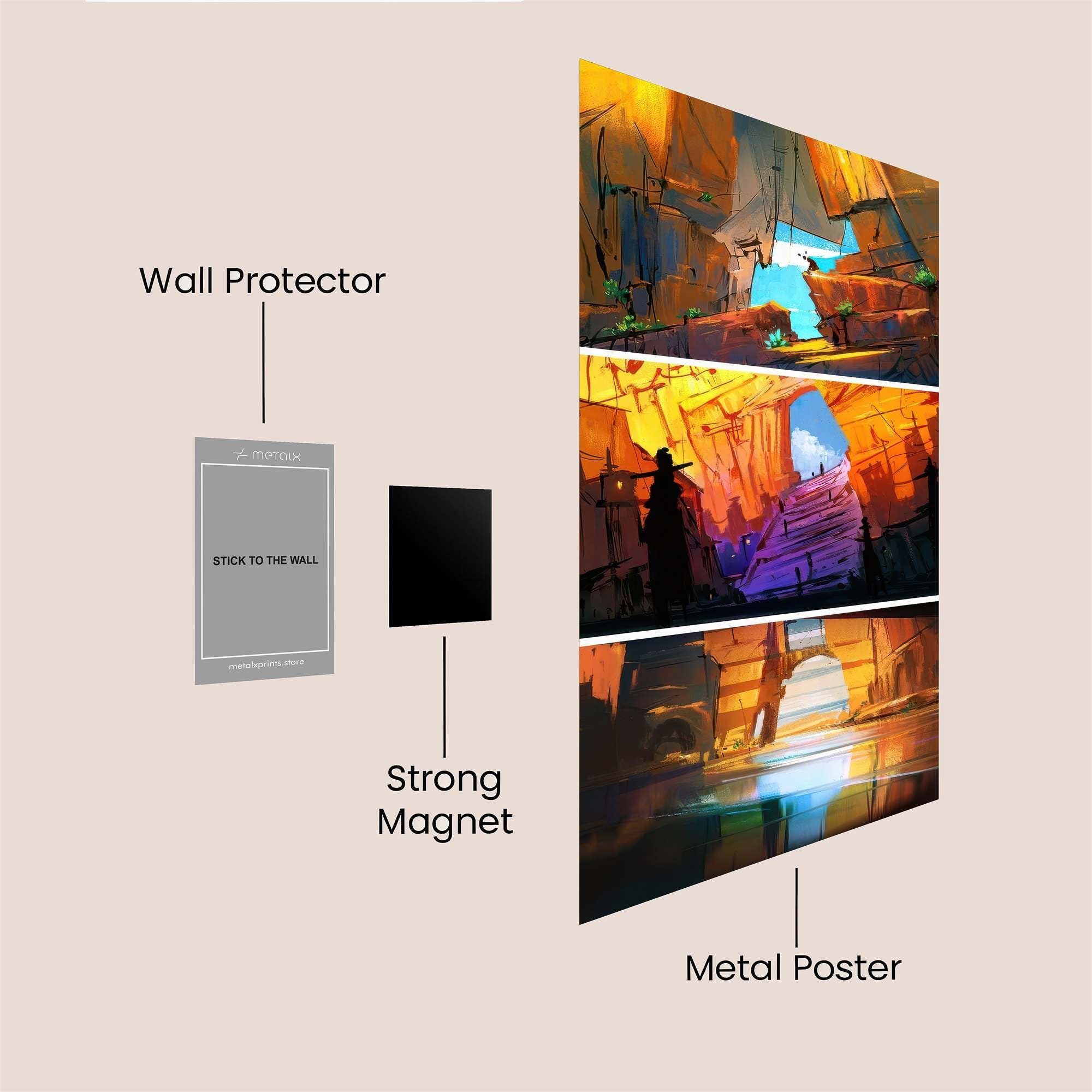 Canyon Dreamscape Safe Wall Magnetic / M