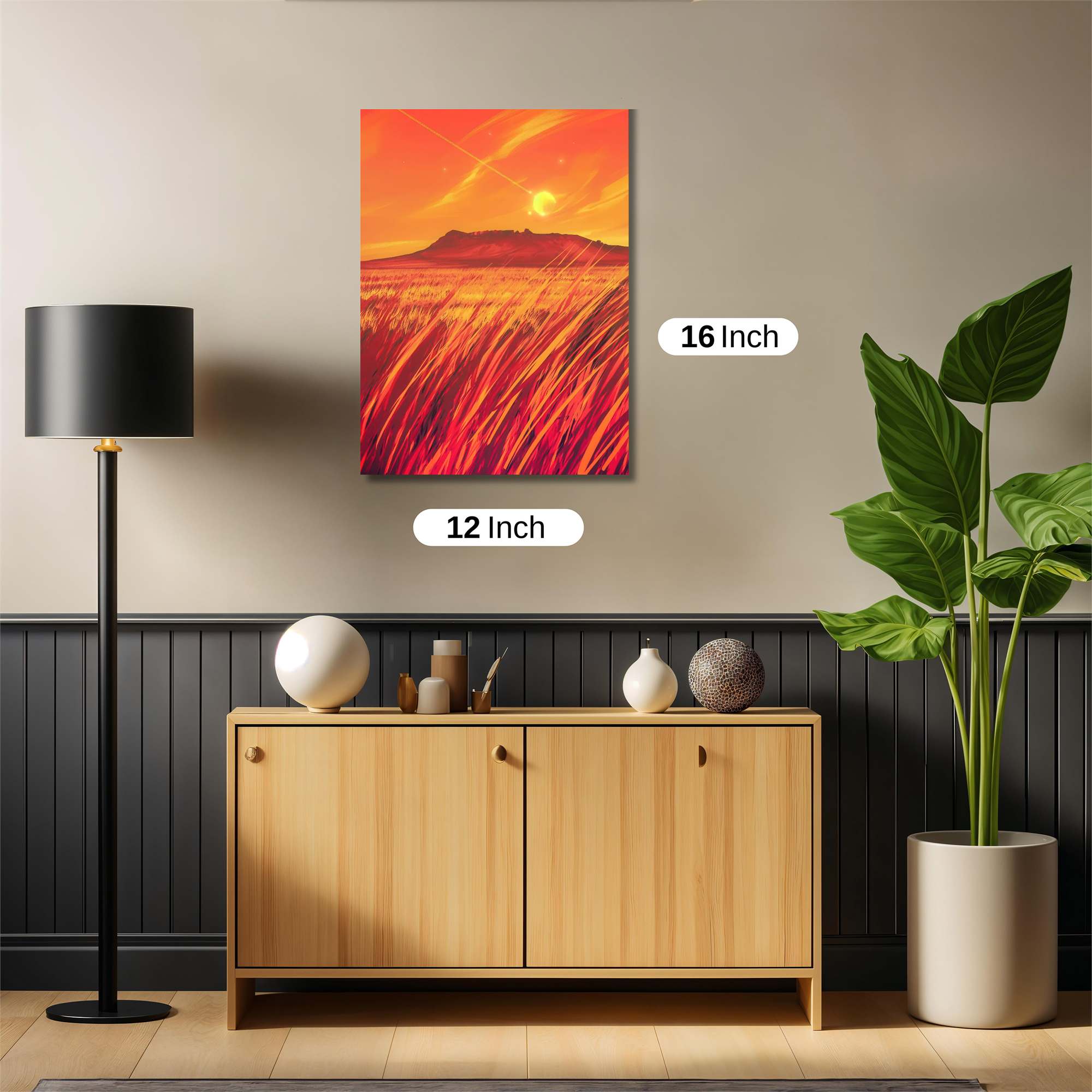 Sunset Serenity Safe Wall Magnetic / M
