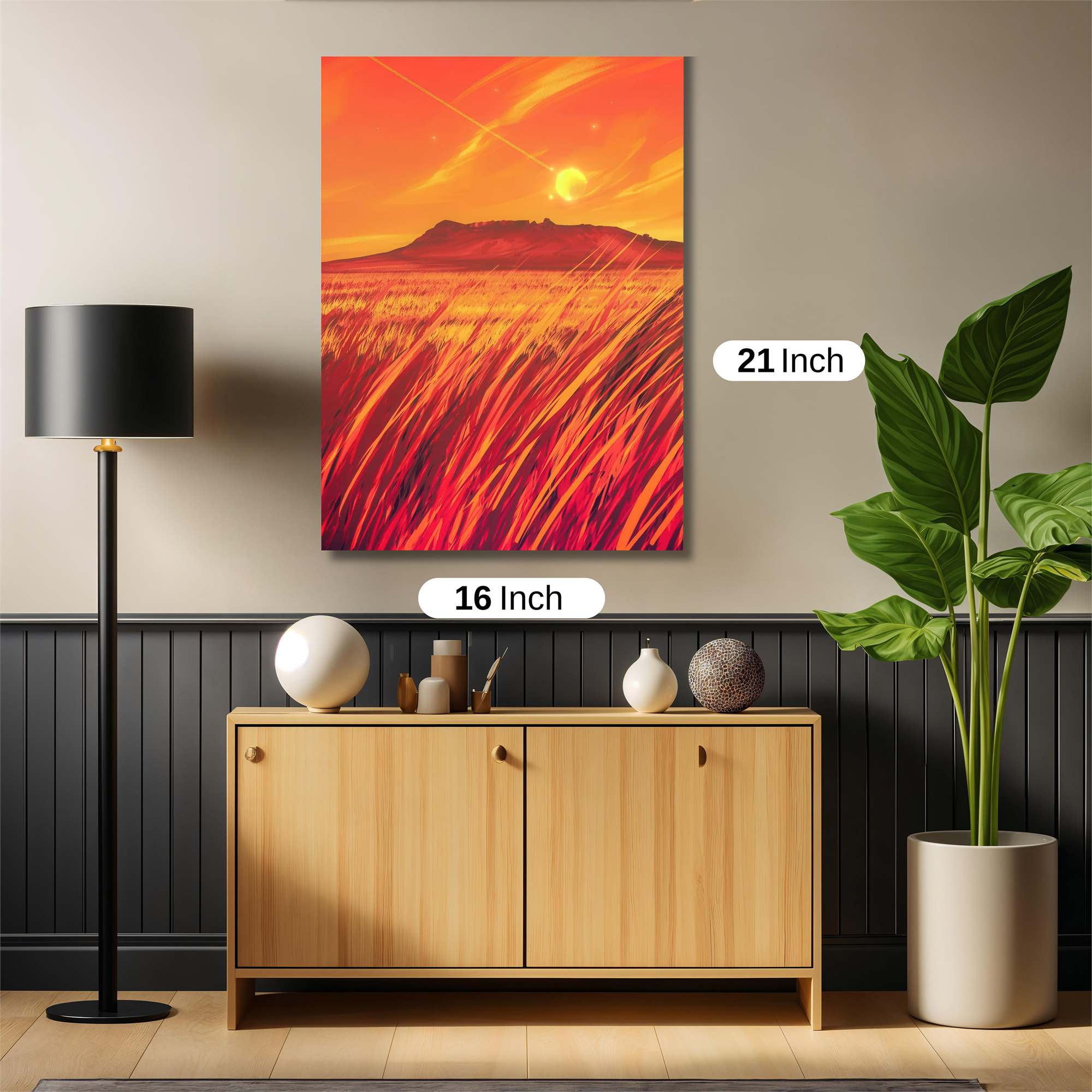 Sunset Serenity Safe Wall Magnetic / M