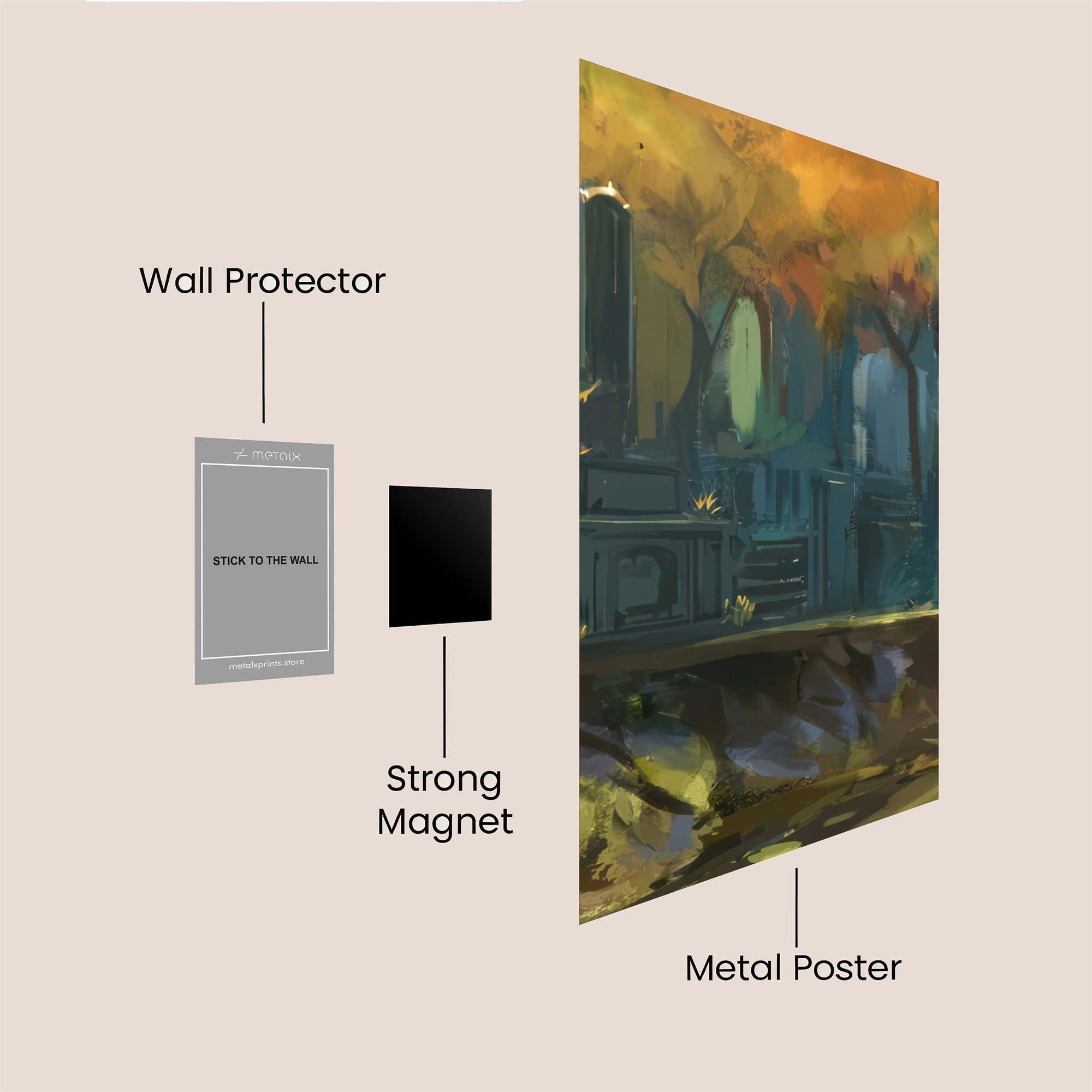 Mystic Haven Safe Wall Magnetic / M