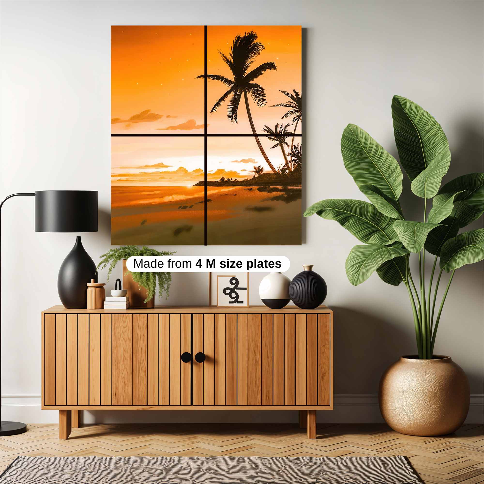 Sunset Serenity Safe Wall Magnetic / M