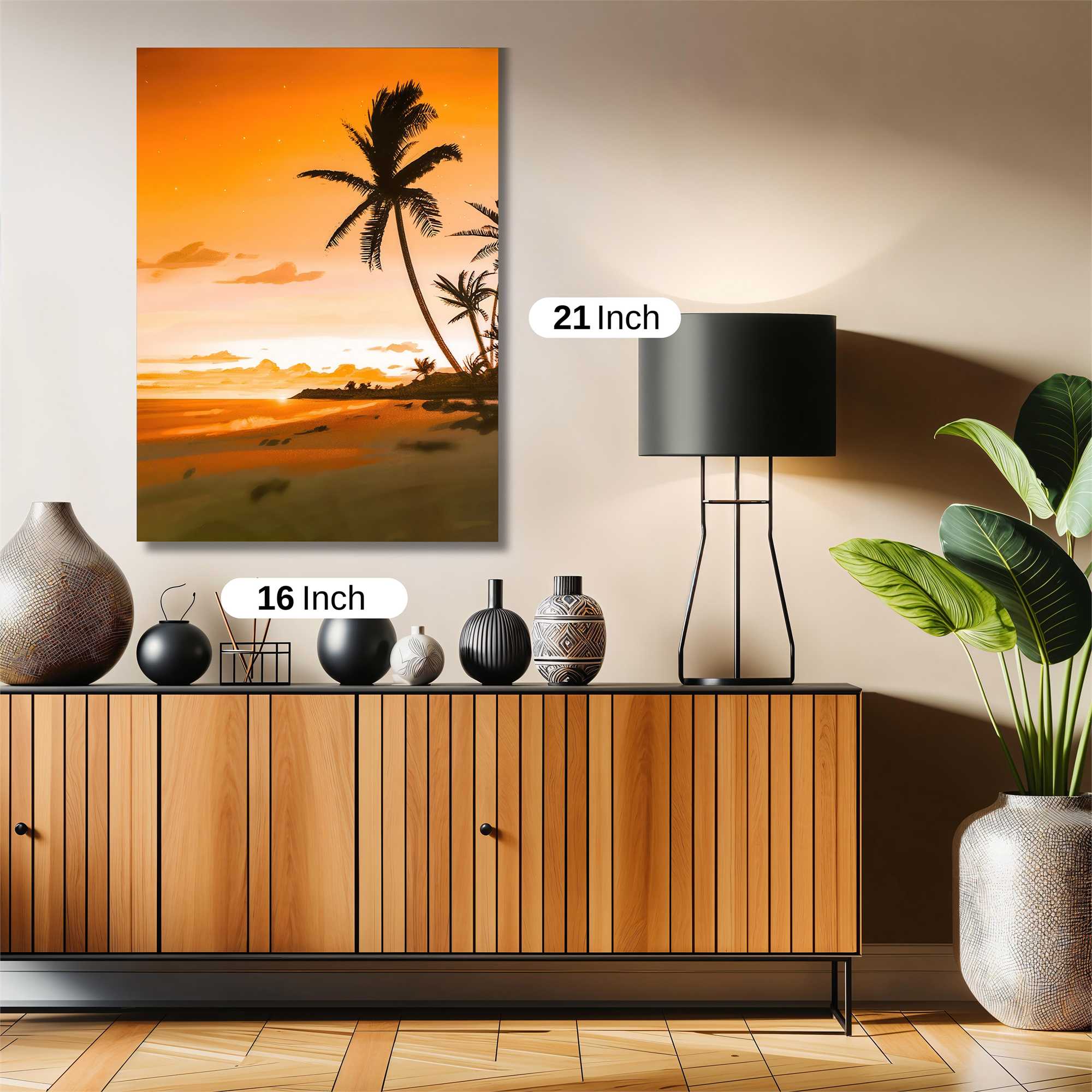 Sunset Serenity Safe Wall Magnetic / M