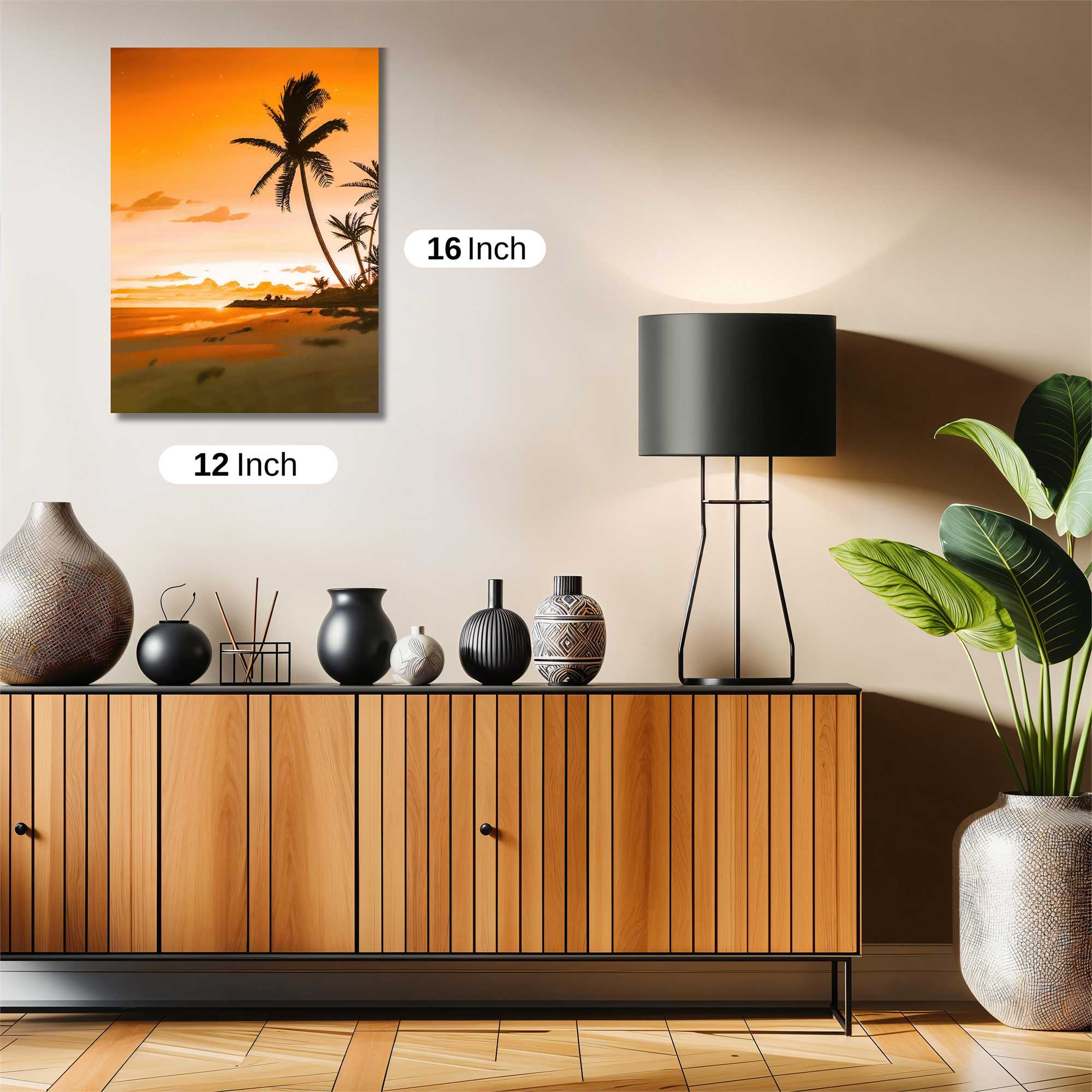 Sunset Serenity Safe Wall Magnetic / M