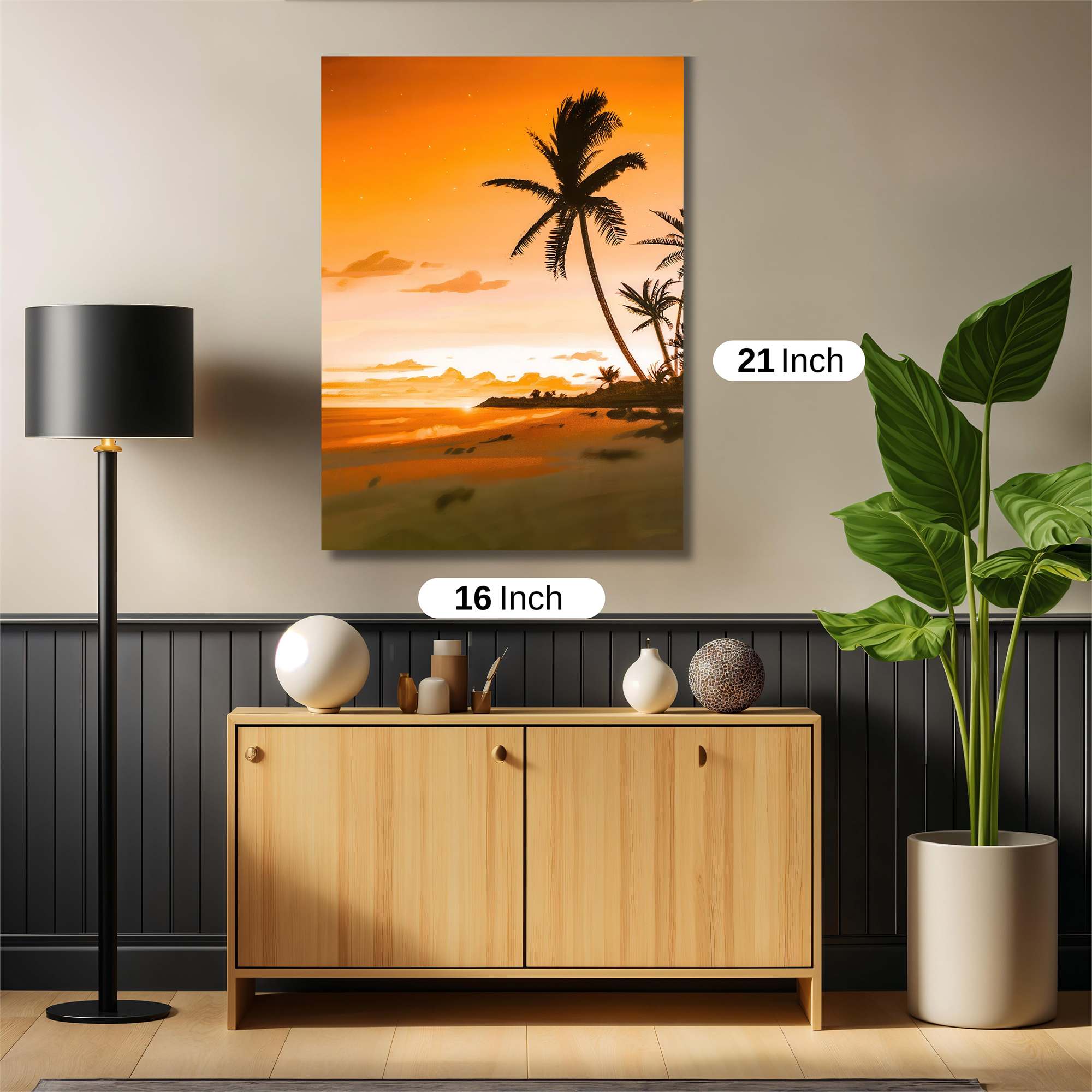 Sunset Serenity Safe Wall Magnetic / M