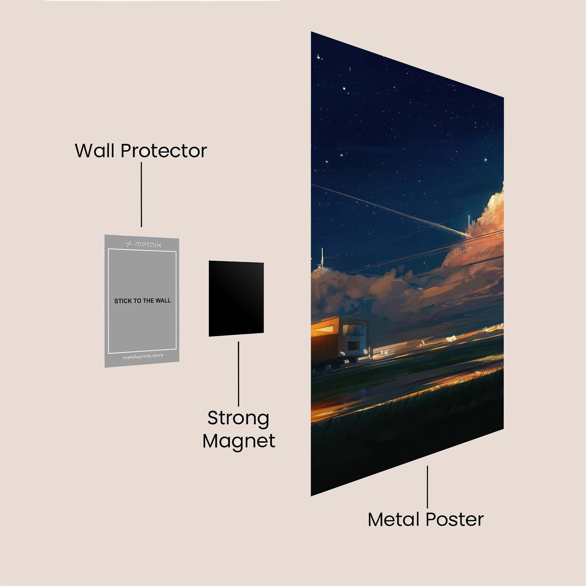 Monolith Serenity Safe Wall Magnetic / M