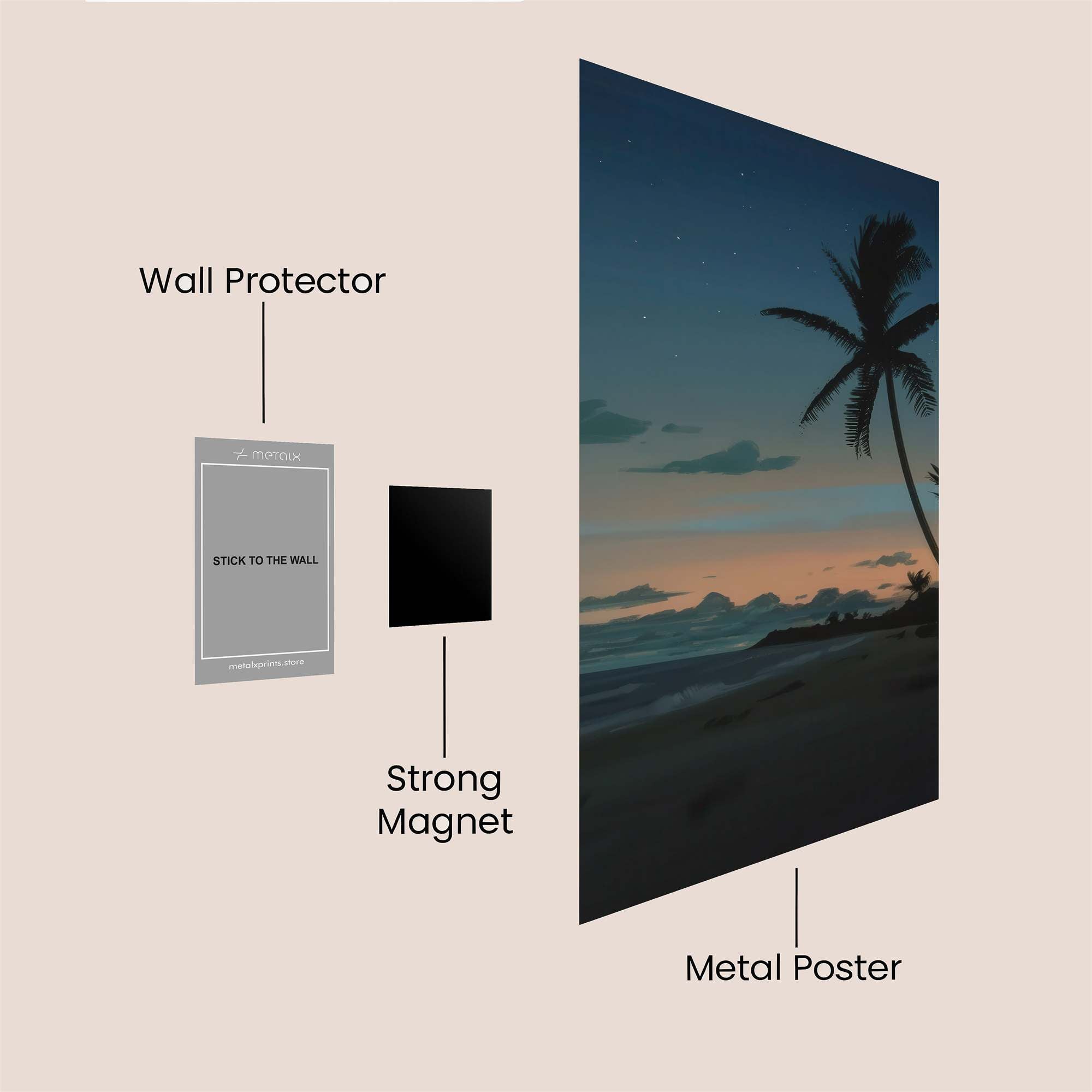 Twilight Tranquility Safe Wall Magnetic / M
