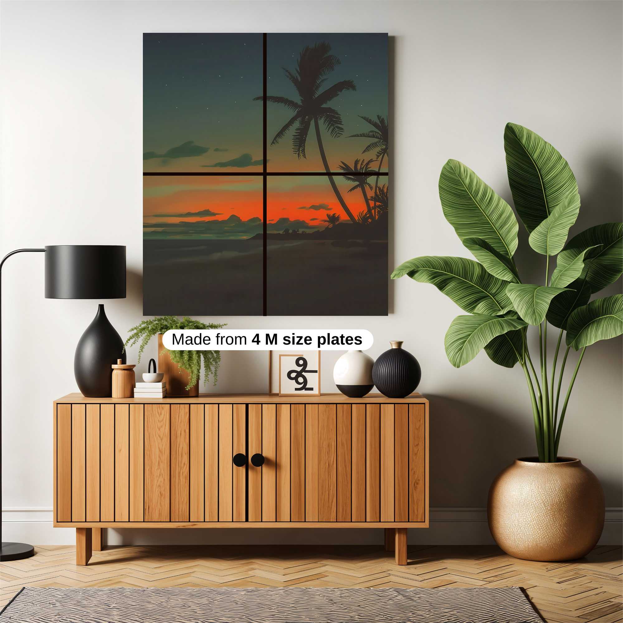 Sunset Serenity Safe Wall Magnetic / M