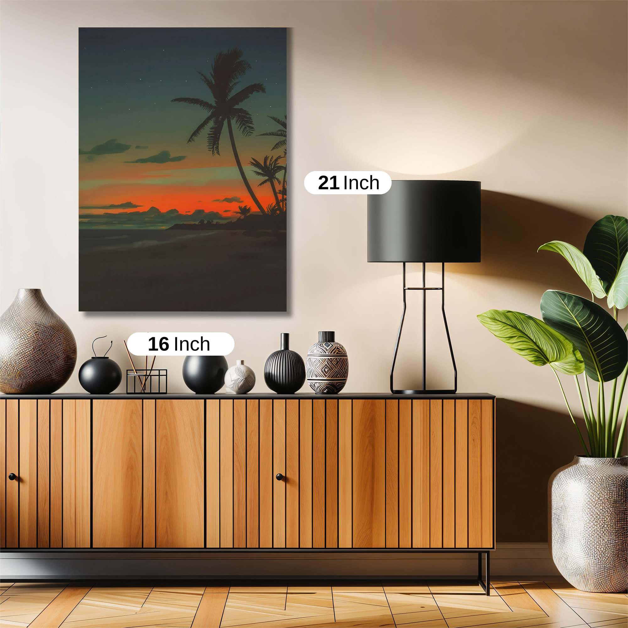 Sunset Serenity Safe Wall Magnetic / M