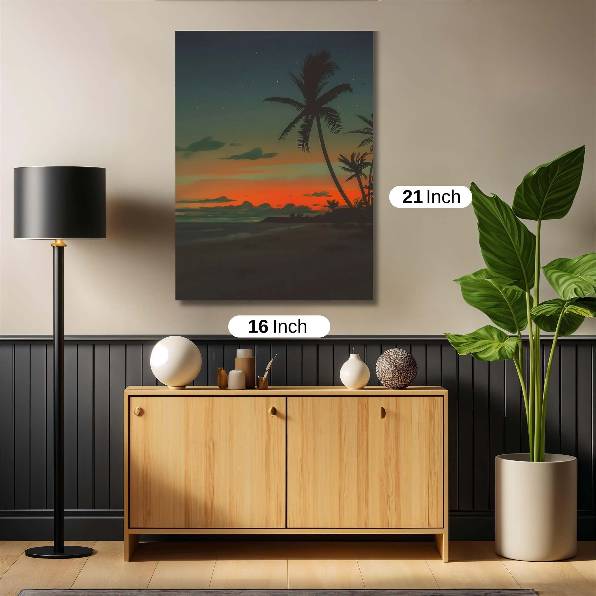 Sunset Serenity Safe Wall Magnetic / M