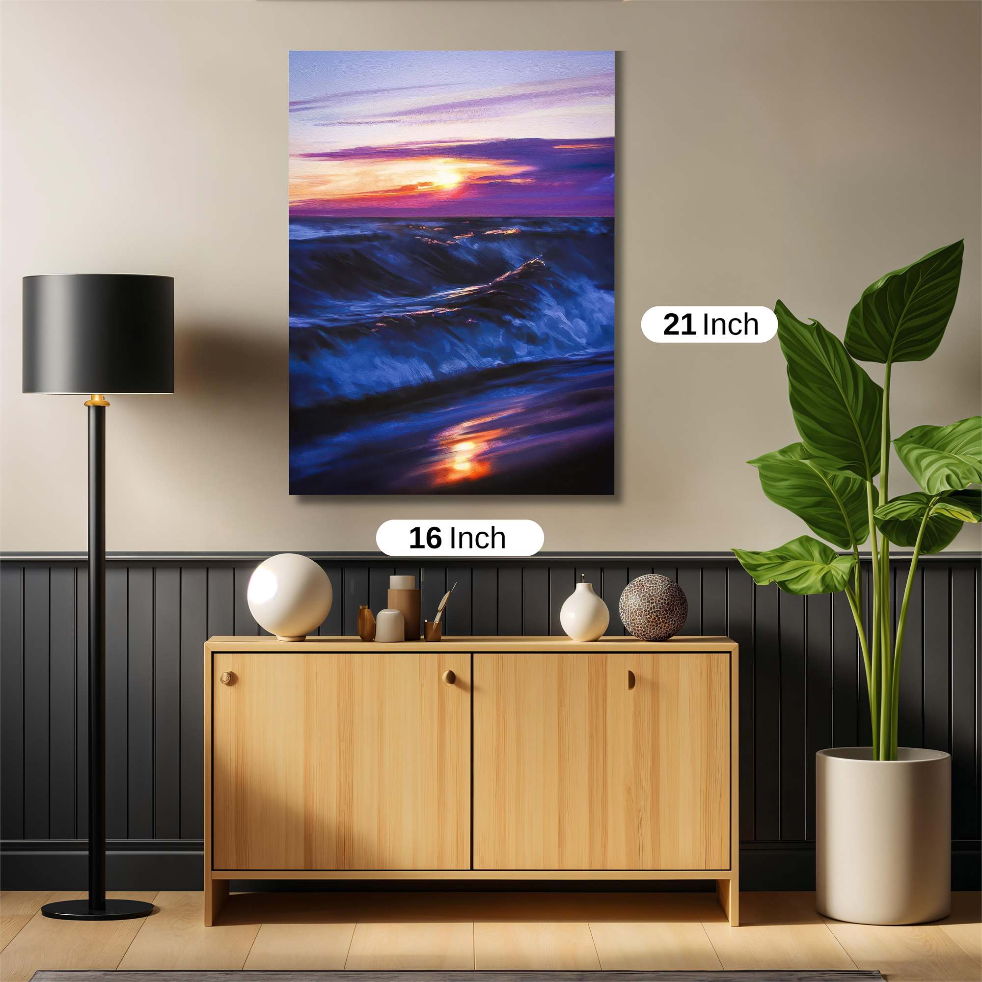 Sunset Serenity Safe Wall Magnetic / M