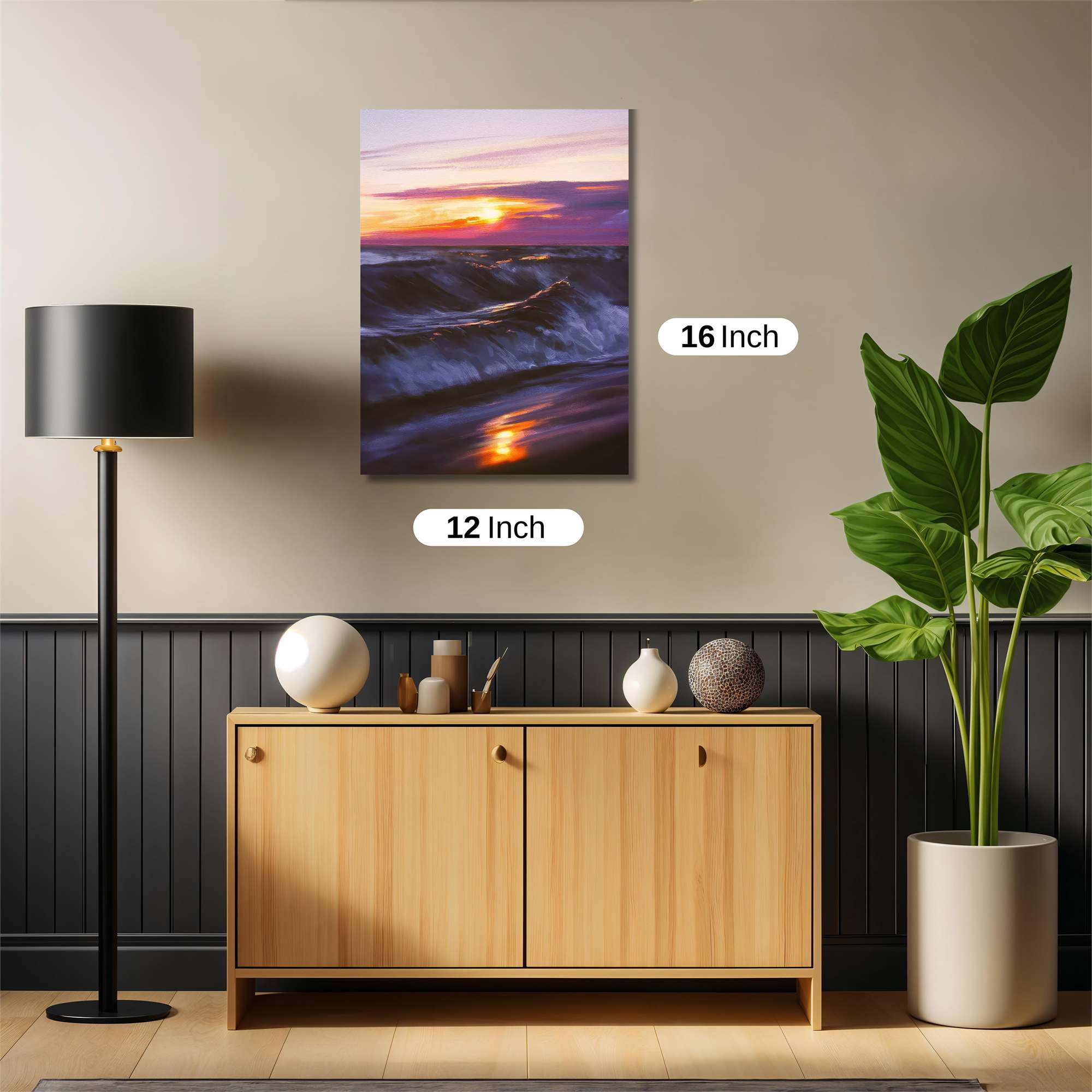 Sunset Serenity Safe Wall Magnetic / M