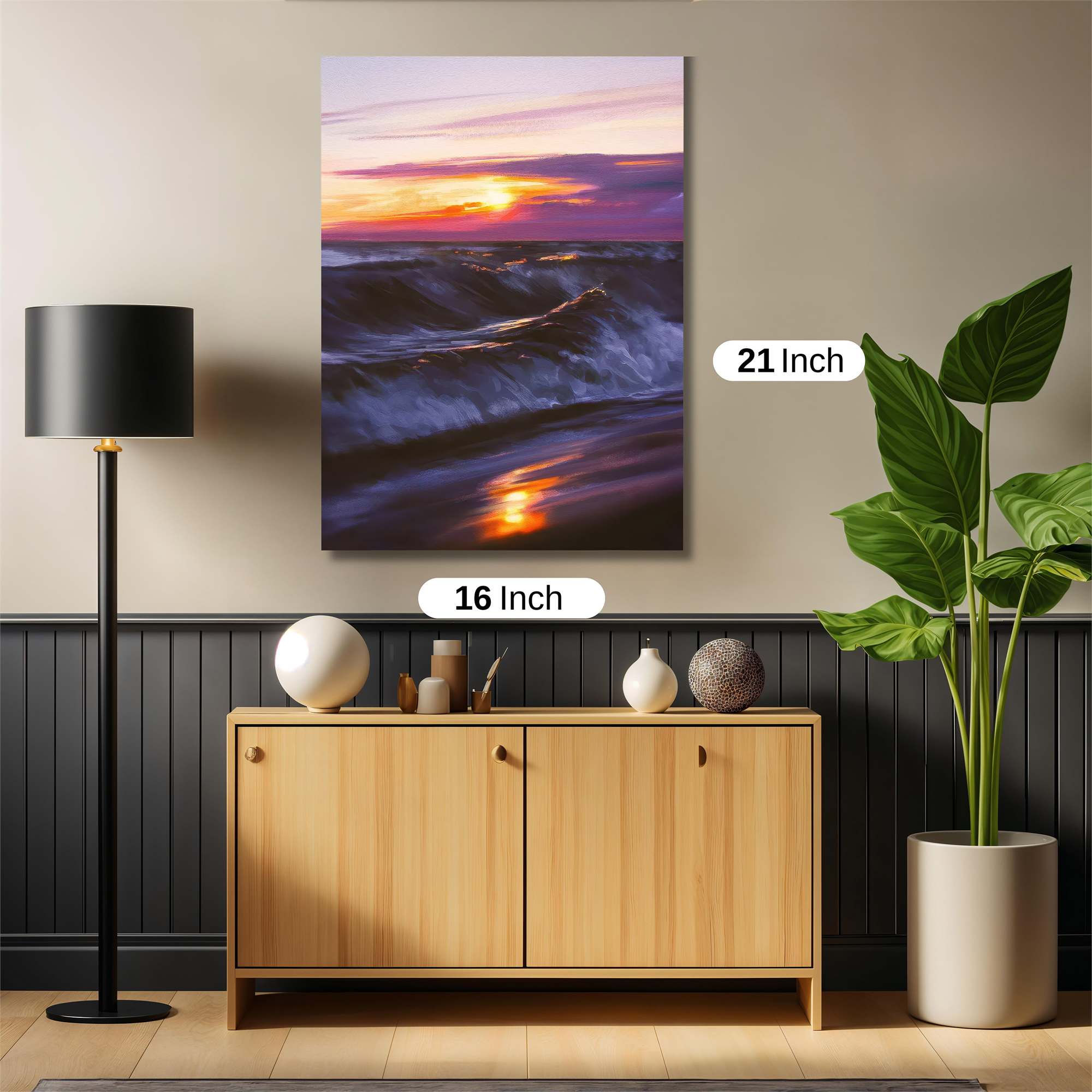 Sunset Serenity Safe Wall Magnetic / M