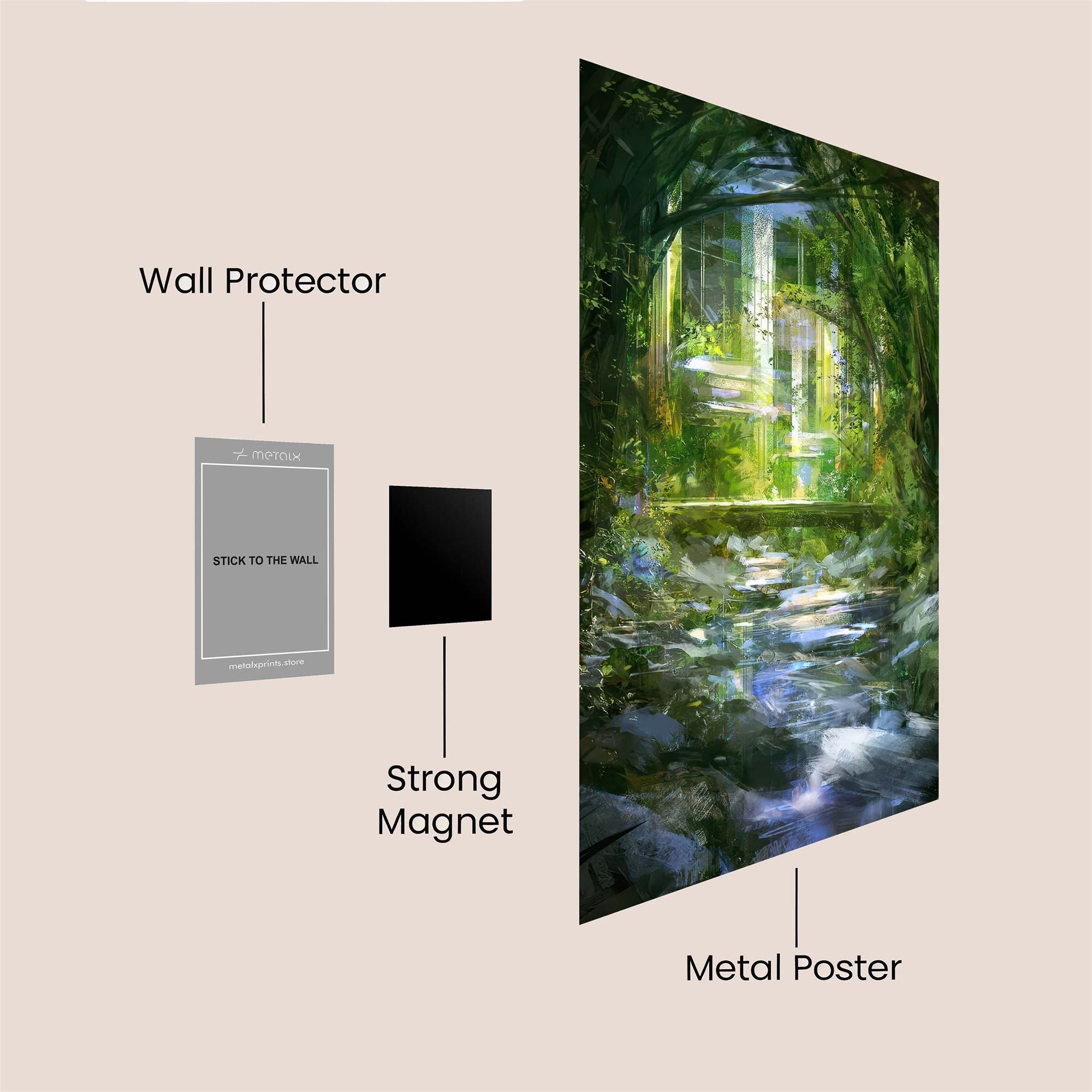 Forest Whisper Safe Wall Magnetic / M