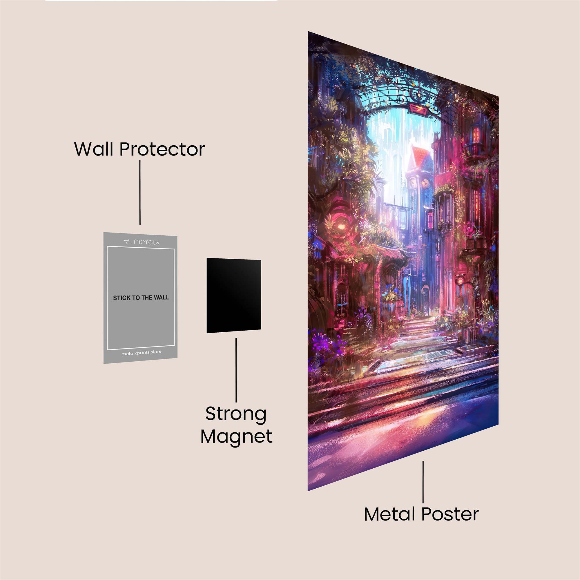 Arcane Dreamscape Safe Wall Magnetic / M